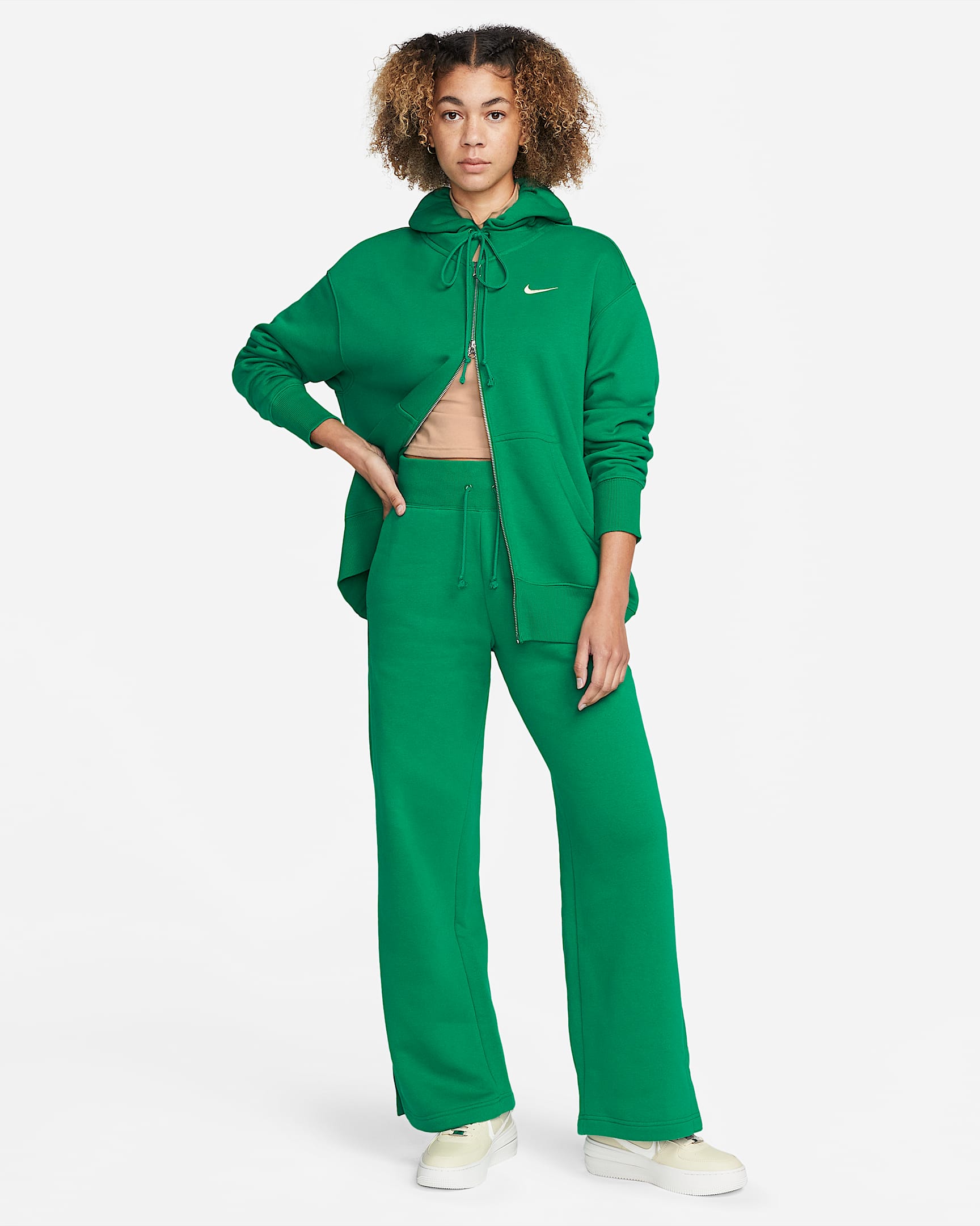 Nike Sportswear Phoenix Fleece Women's Oversized FullZip Hoodie.