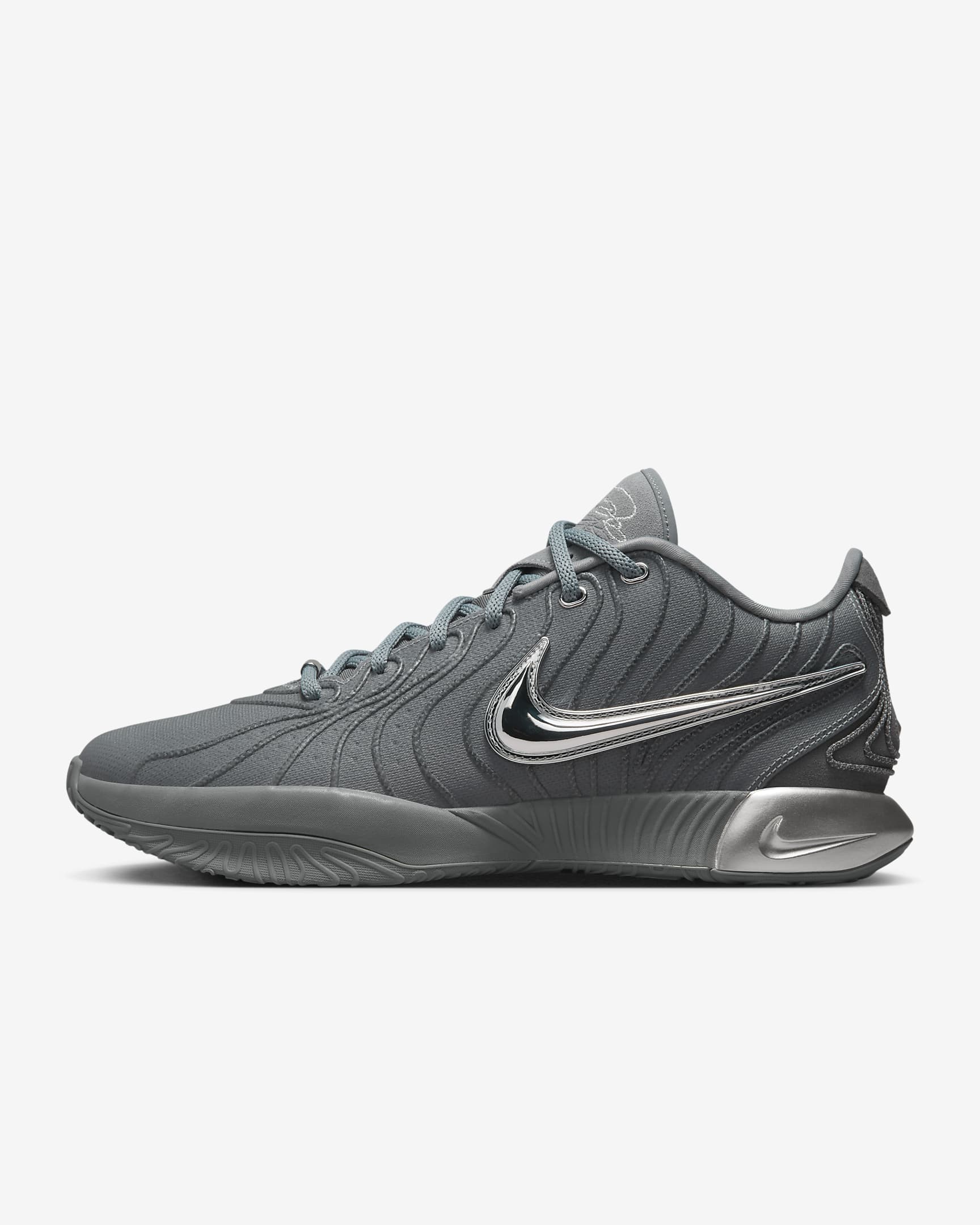 LeBron XXI EP Basketball Shoes - Cool Grey/Iron Grey/Wolf Grey/Metallic Silver