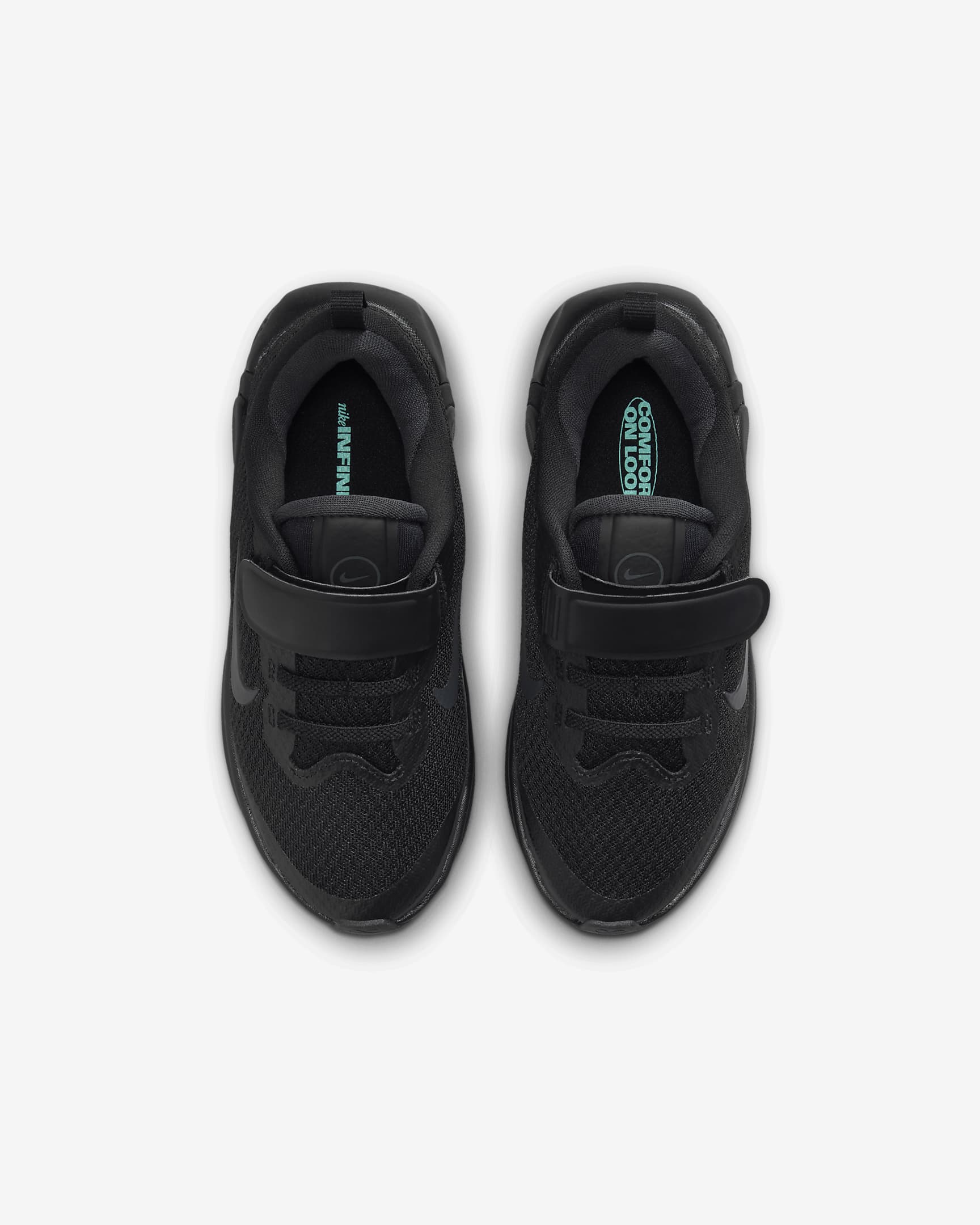 Tenis para niños de preescolar Nike Infinity Flow - Negro/Hiperturquesa/Antracita