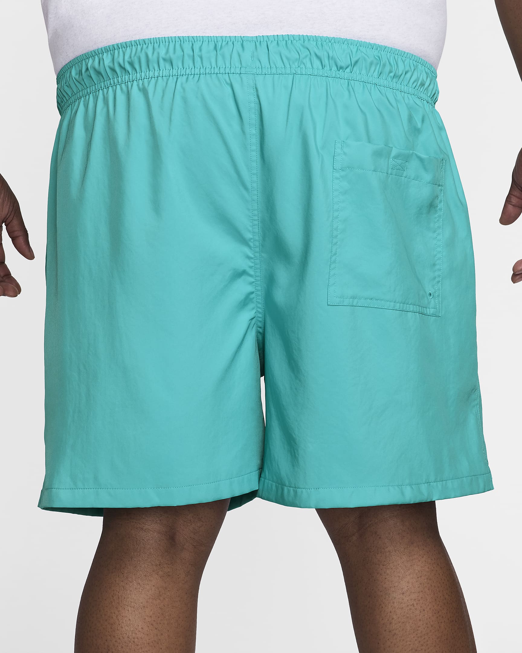 Nike Club Men's Woven Flow Shorts - Dusty Cactus/White