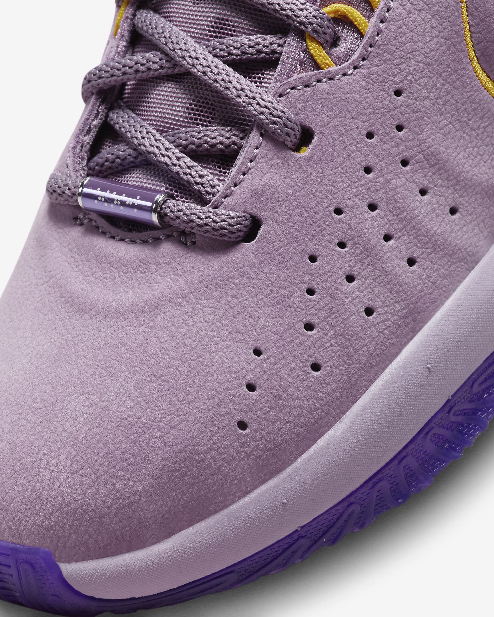 Chaussure de basket LeBron XXI « Freshwater » pour ado - Violet Dust/Purple Cosmos/University Gold