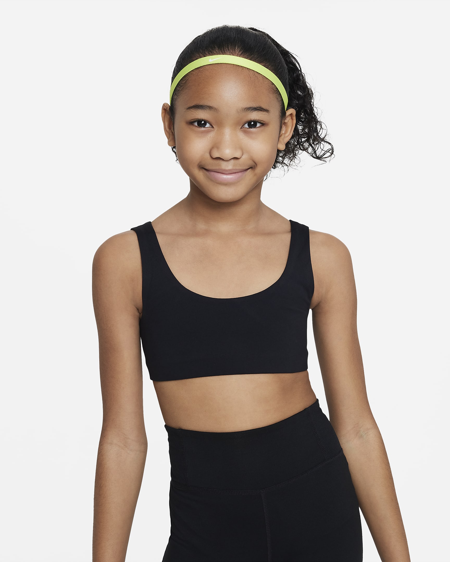 Nike Alate All U Older Kids' (Girls') Sports Bra - Black