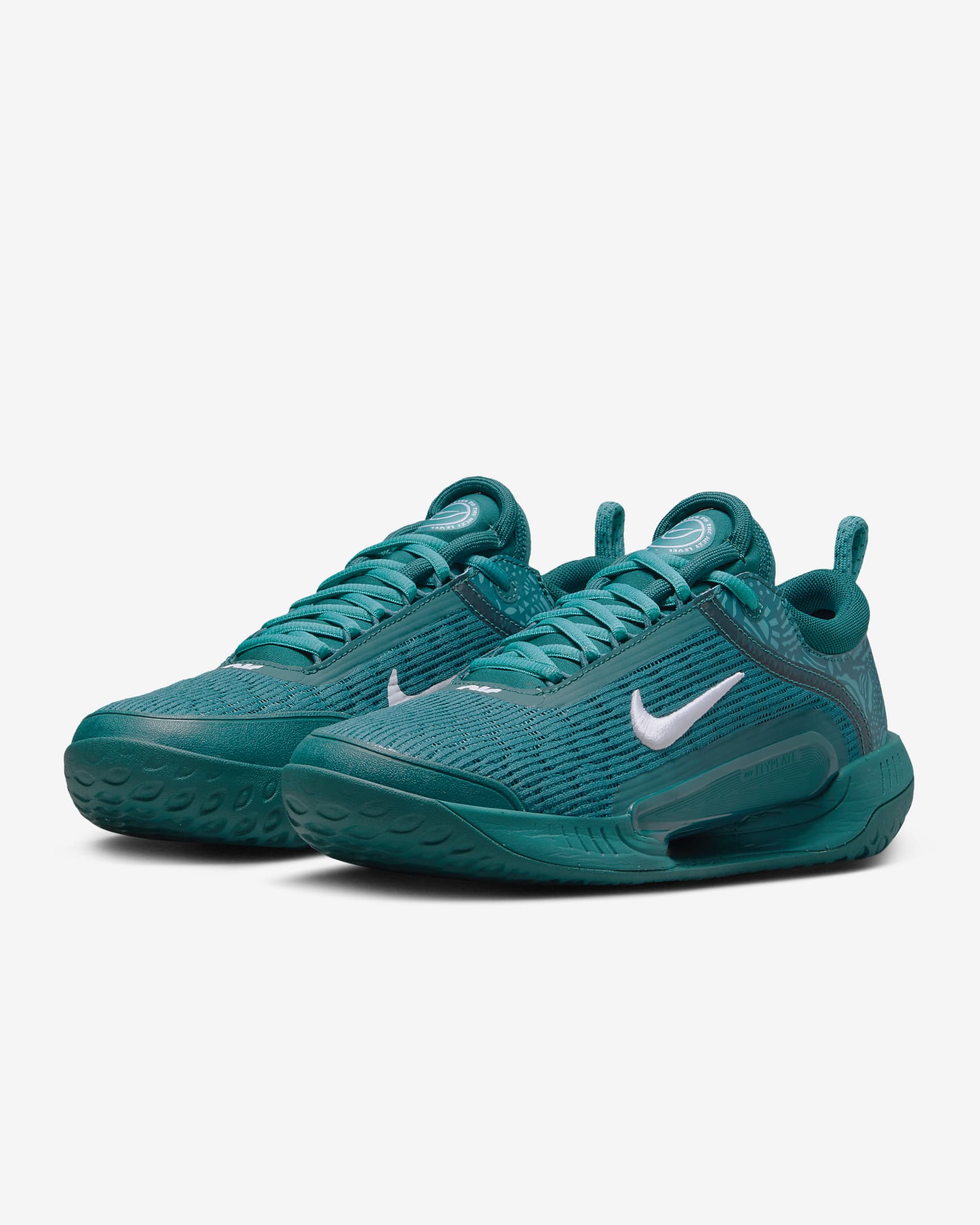 NikeCourt Air Zoom NXT Men's Hard Court Tennis Shoes - Geode Teal/Teal Nebula/White