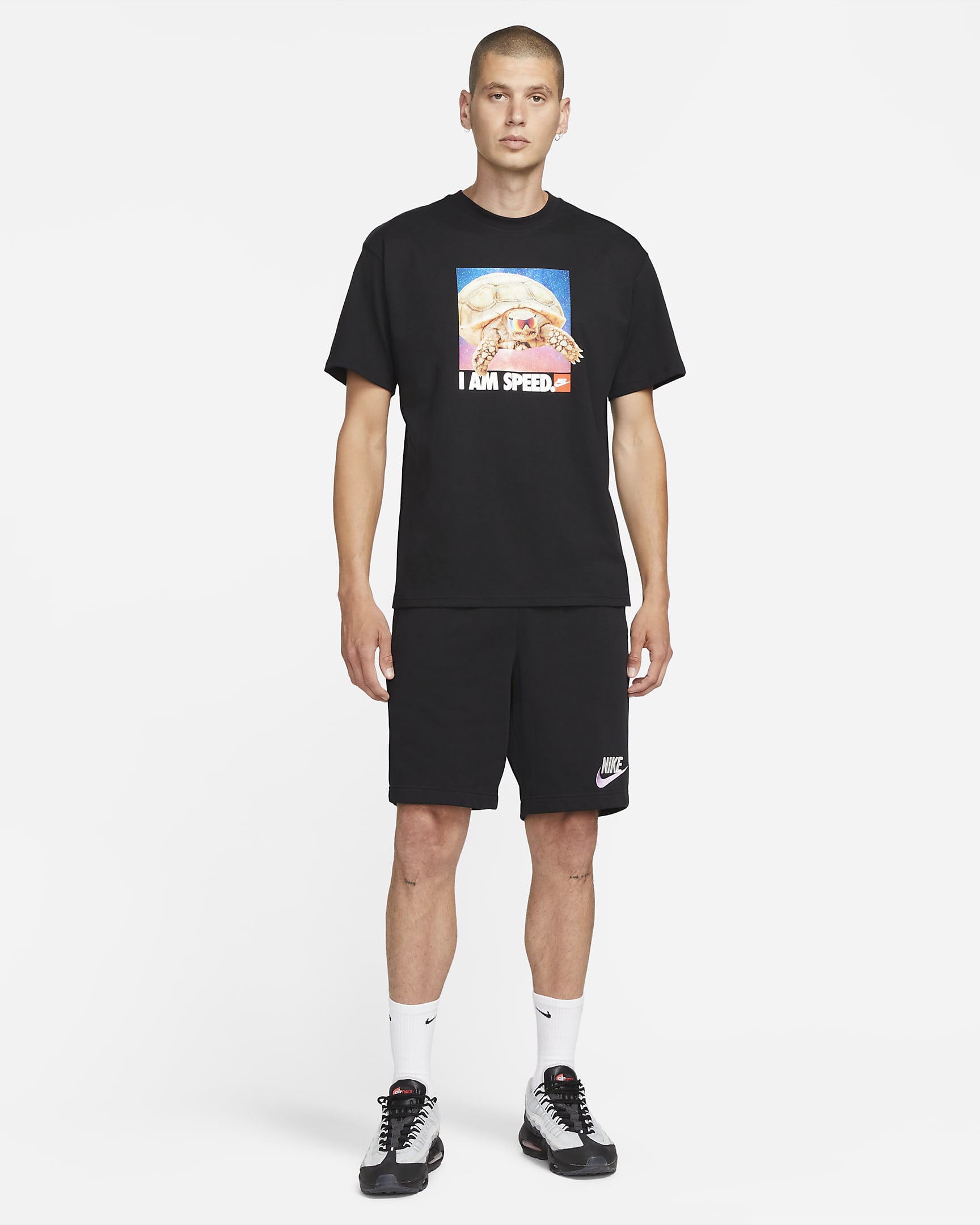 Nike Sportswear Max90-T-Shirt für Herren - Schwarz