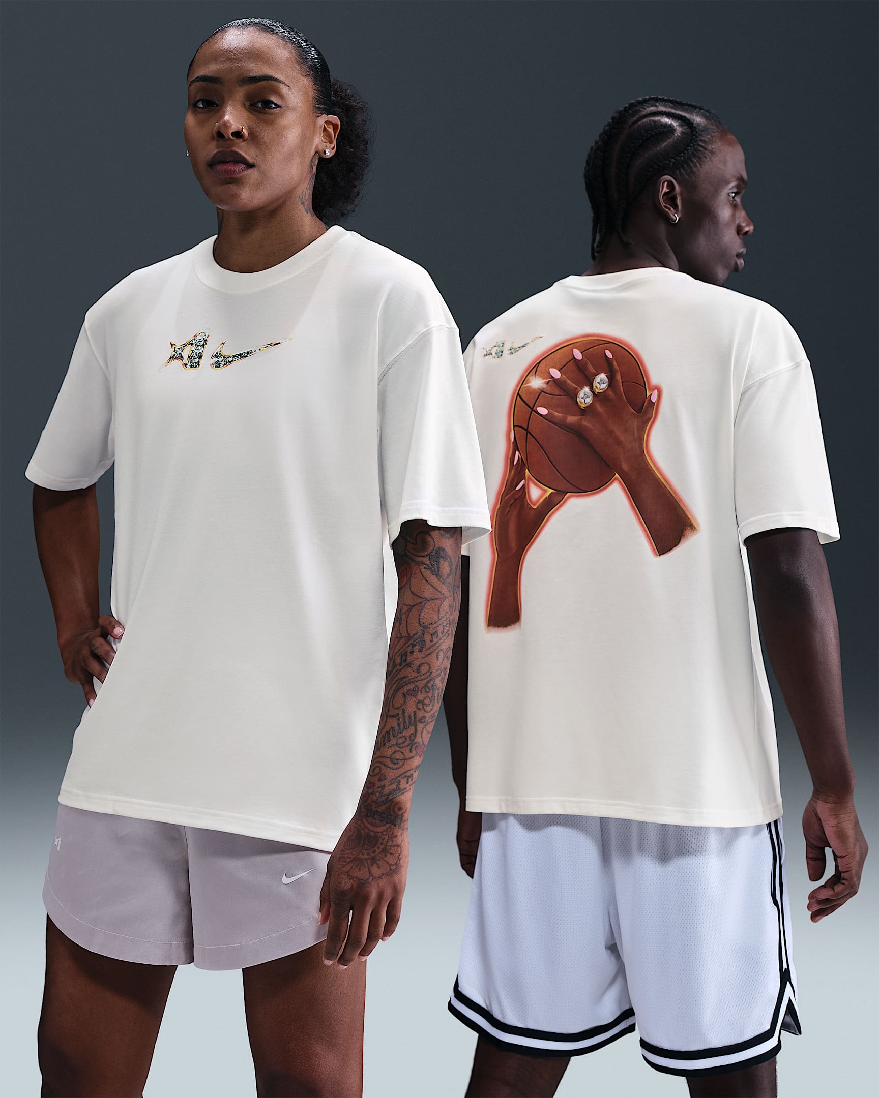 A'ja Wilson Dri-FIT Basketball T-Shirt - Sail