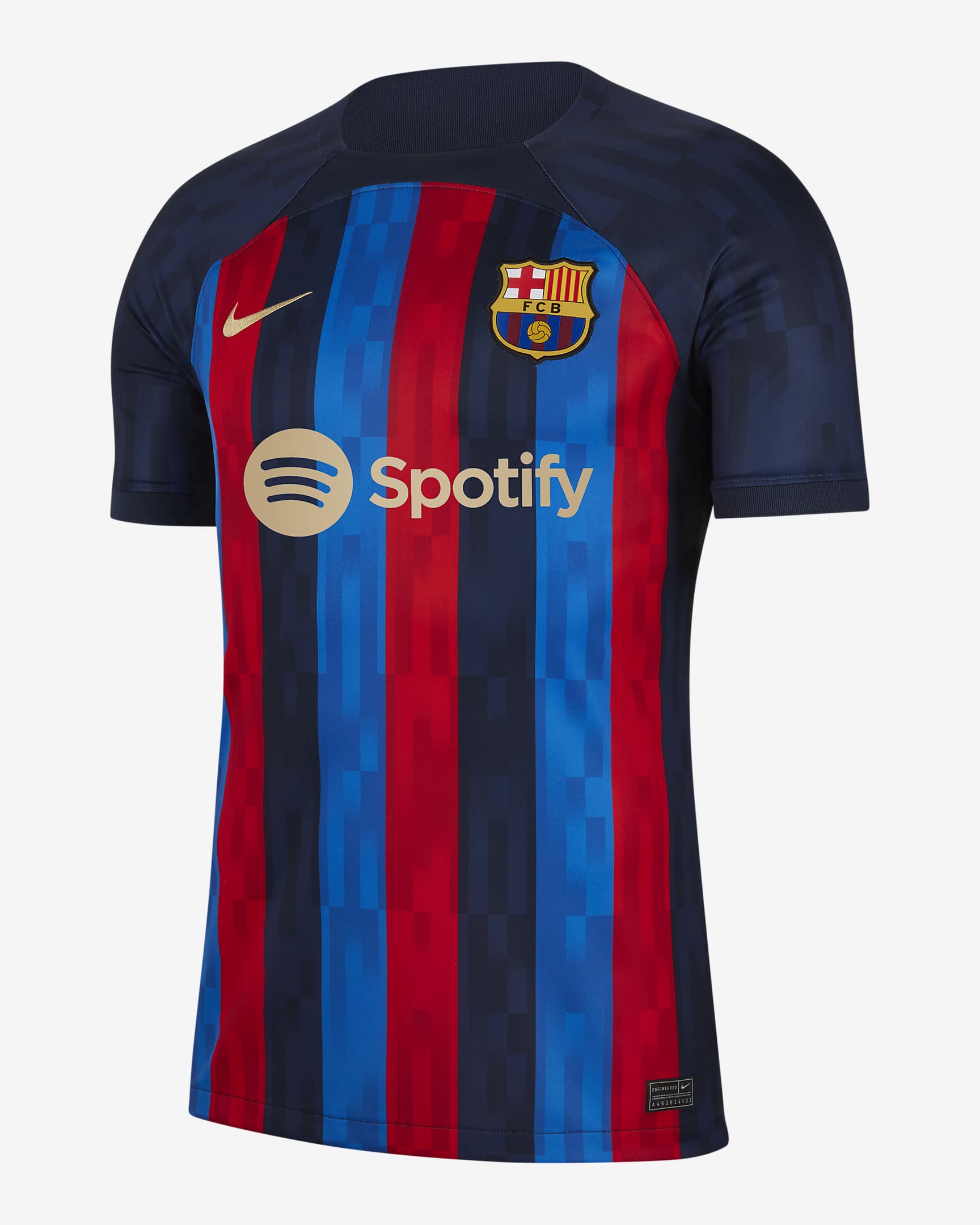 F.C. Barcelona 2022/23 Stadium Home Men's Nike DriFIT Football Shirt