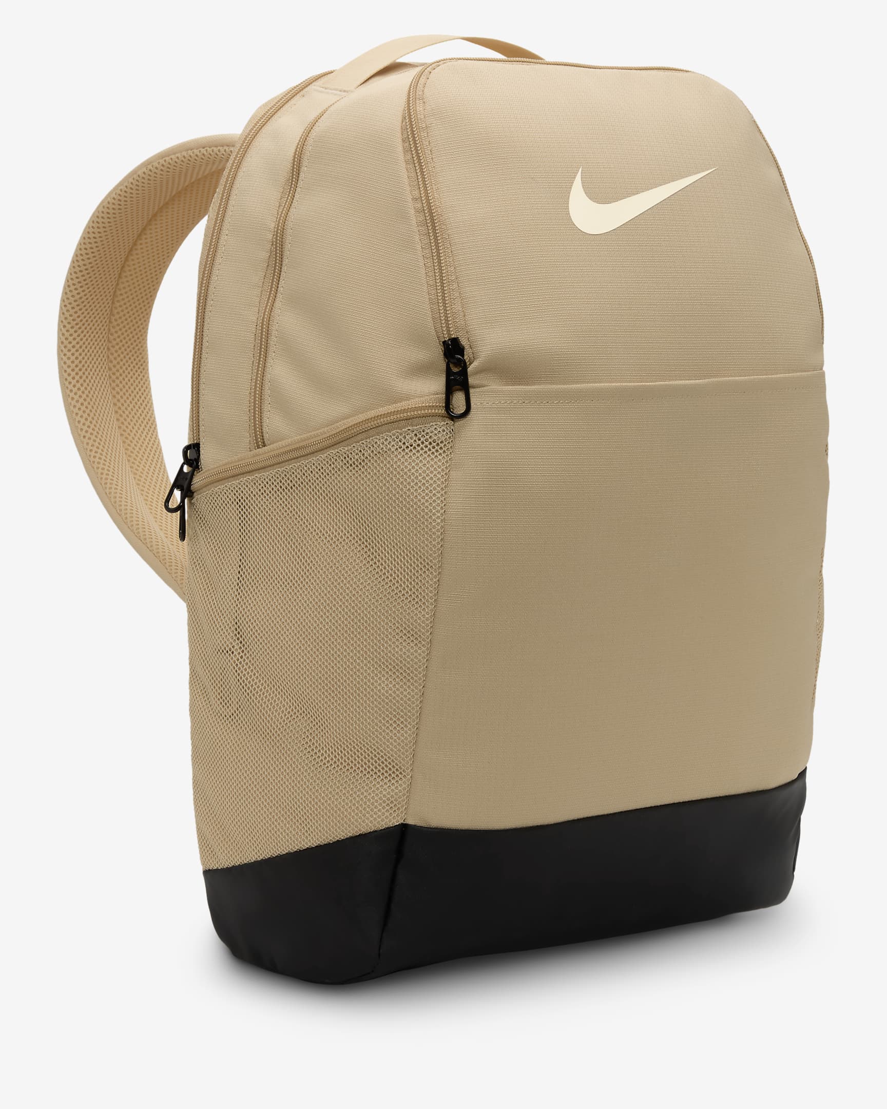 Nike Brasilia 9.5 Training Backpack (Medium, 24L) - Sesame/Black/Pale Ivory