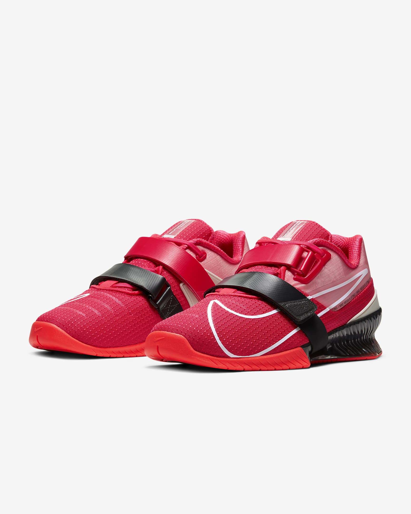 Nike Romaleos 4 Schuhe fürs Gewichtheben - Laser Crimson/Dark Smoke Grey/Spruce Aura