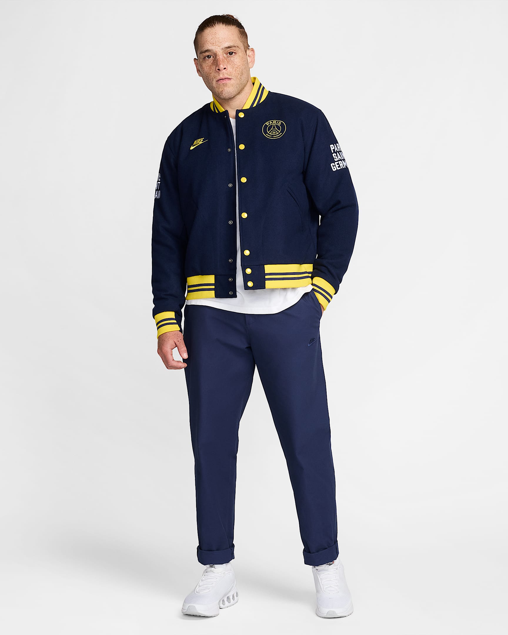 Veste universitaire Nike Football Paris Saint-Germain Authentics pour homme. Nike CA