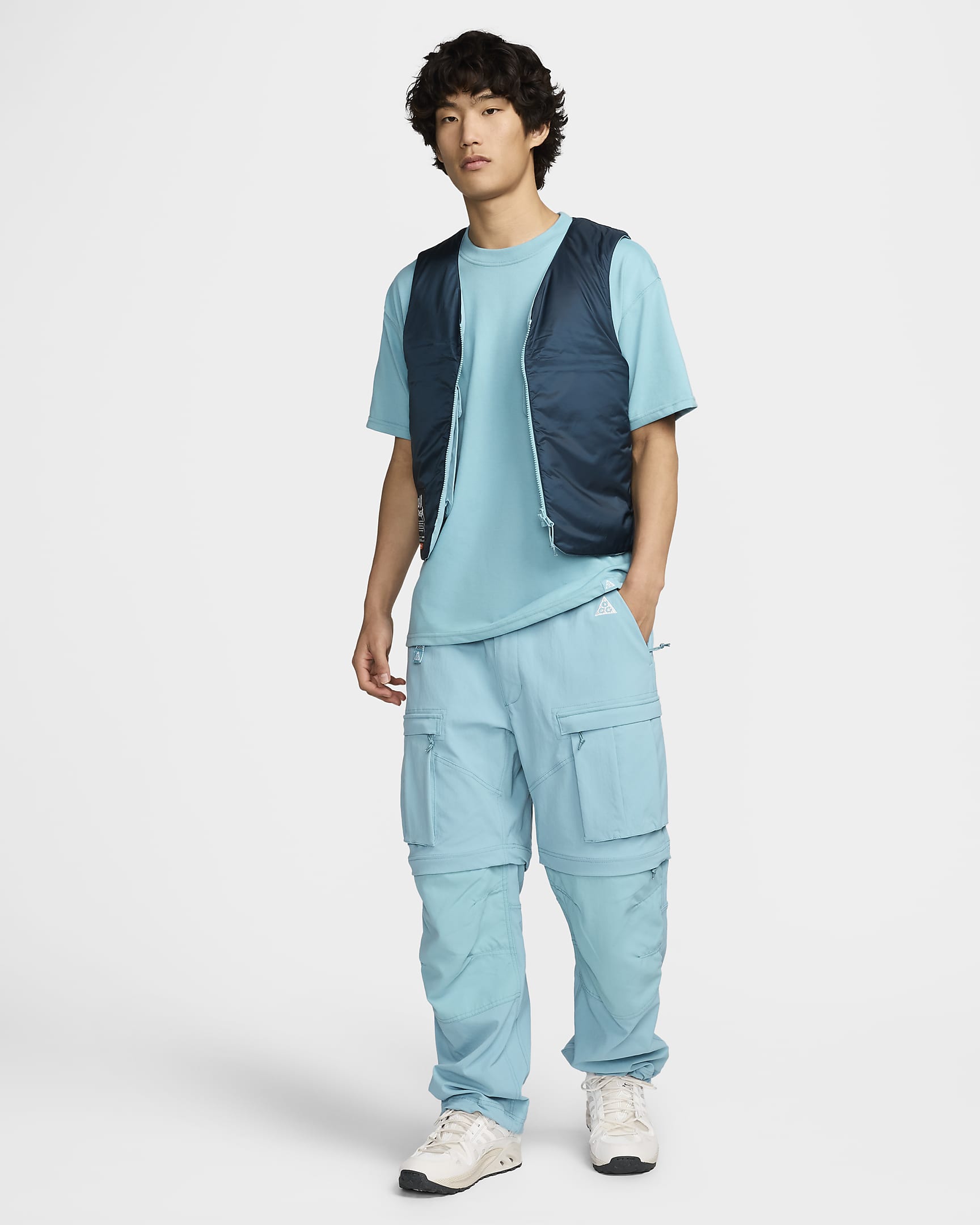 เสื้อยืด Dri-FIT ผู้ชาย Nike ACG - Denim Turquoise