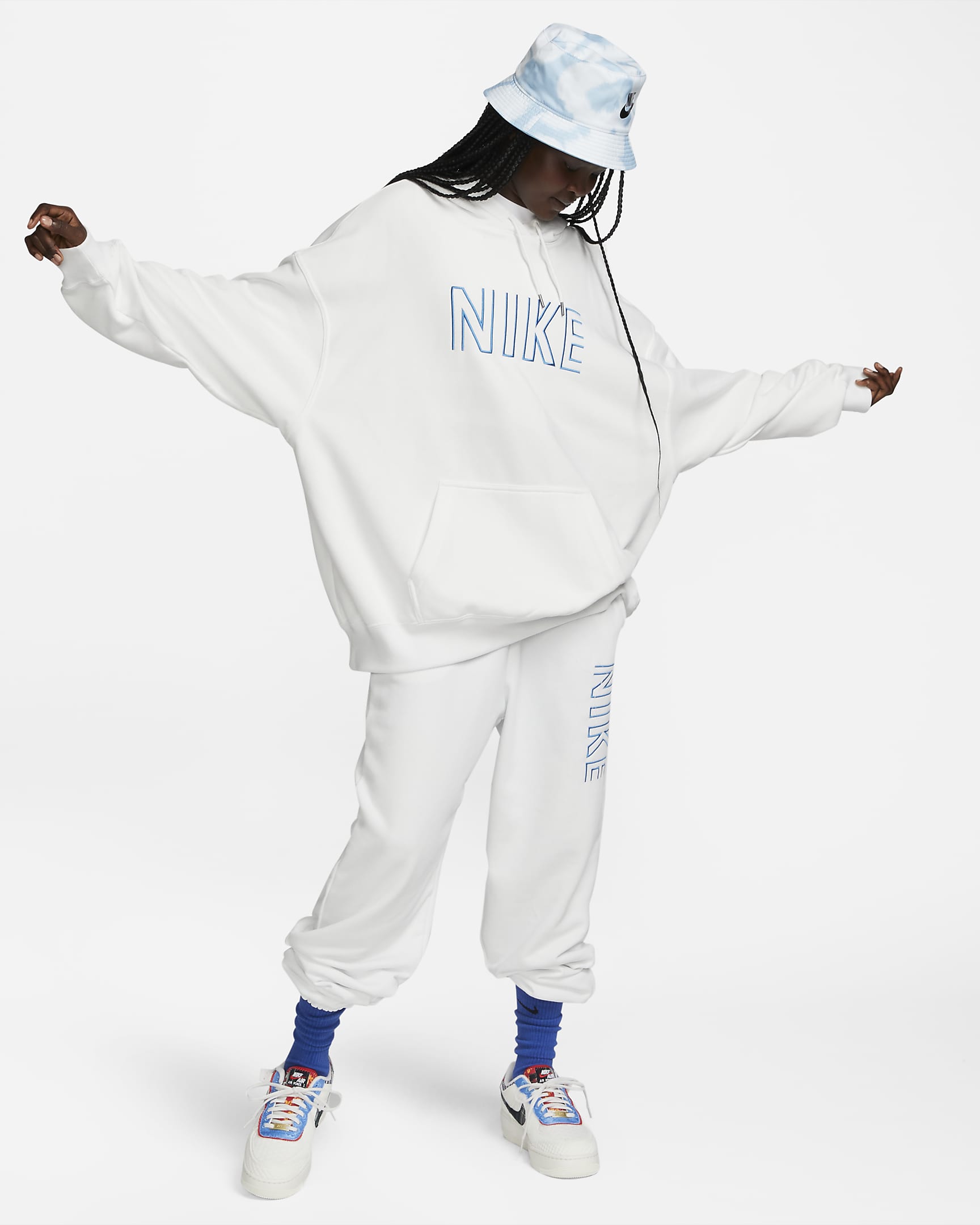oversized nike pullover