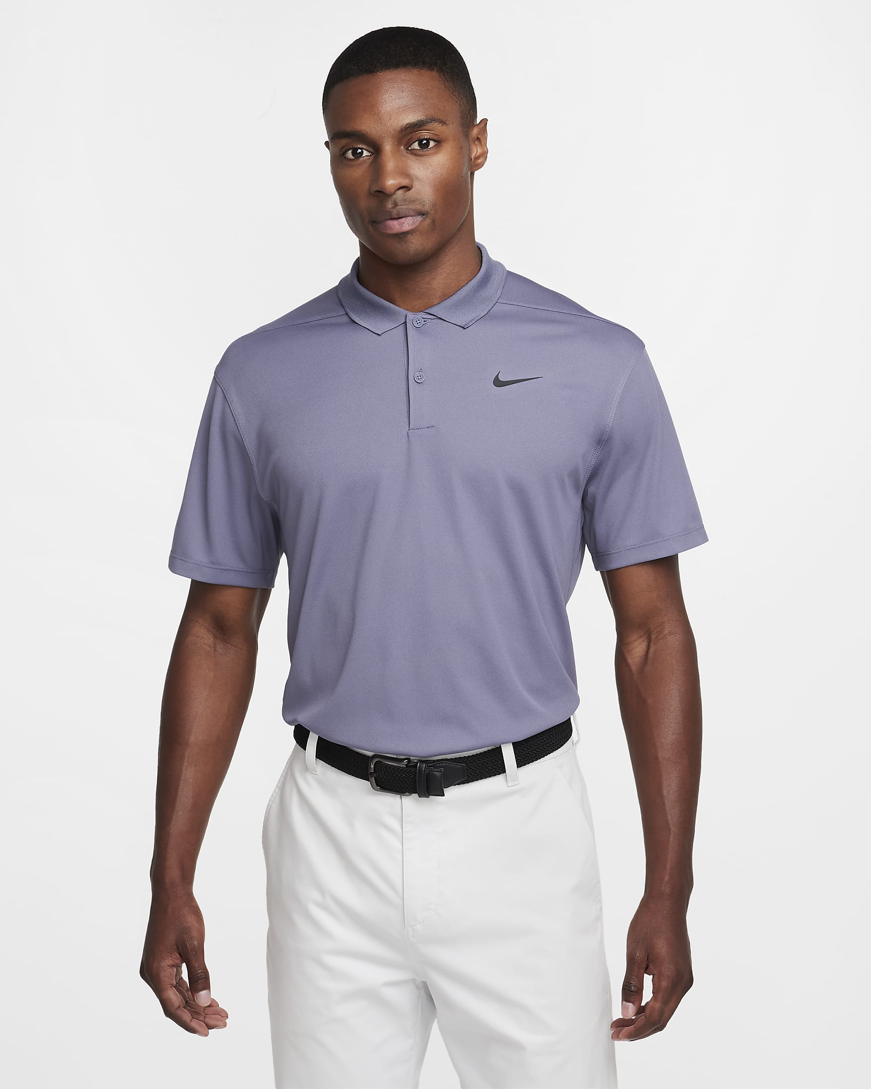 Nike Dri-FIT Victory Men's Golf Polo - Light Carbon/Black