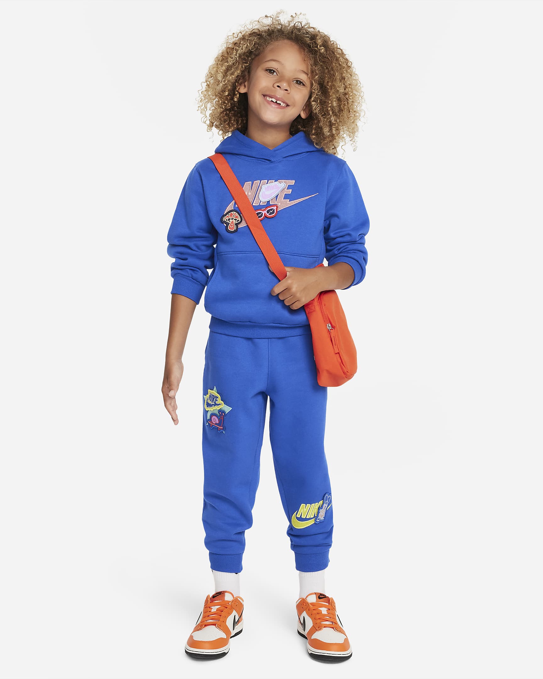 Nike "You Do You" Pullover Hoodie Little Kids Hoodie - Game Royal