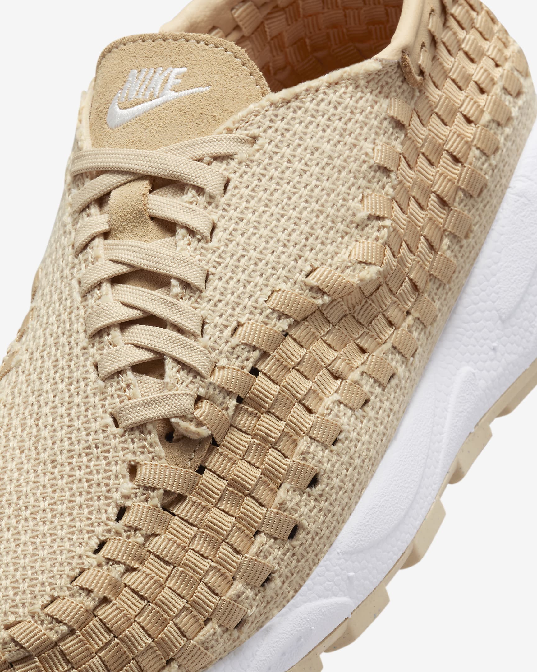 Nike Air Footscape Woven 女鞋 - Sesame/白色/Phantom