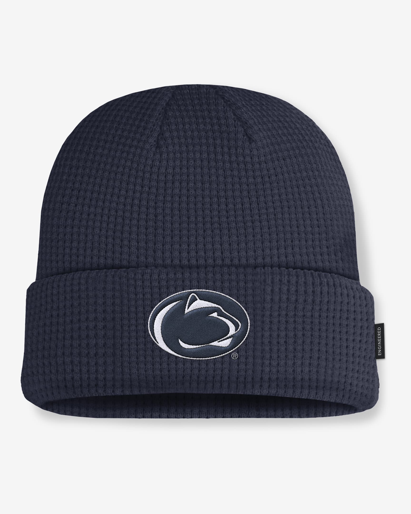 Penn State Nittany Lions Sideline Terra Men's Nike College Cuffed Beanie - College Navy