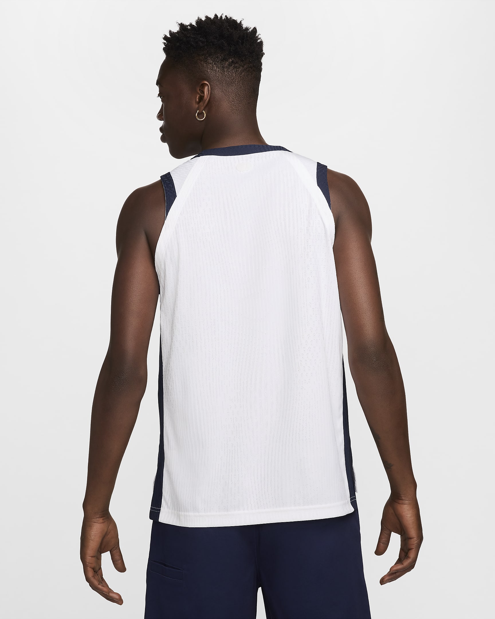 Nike SB USA Men's Dri-FIT ADV Sleeveless Skate Jersey - White/Sport Red/Obsidian/Black