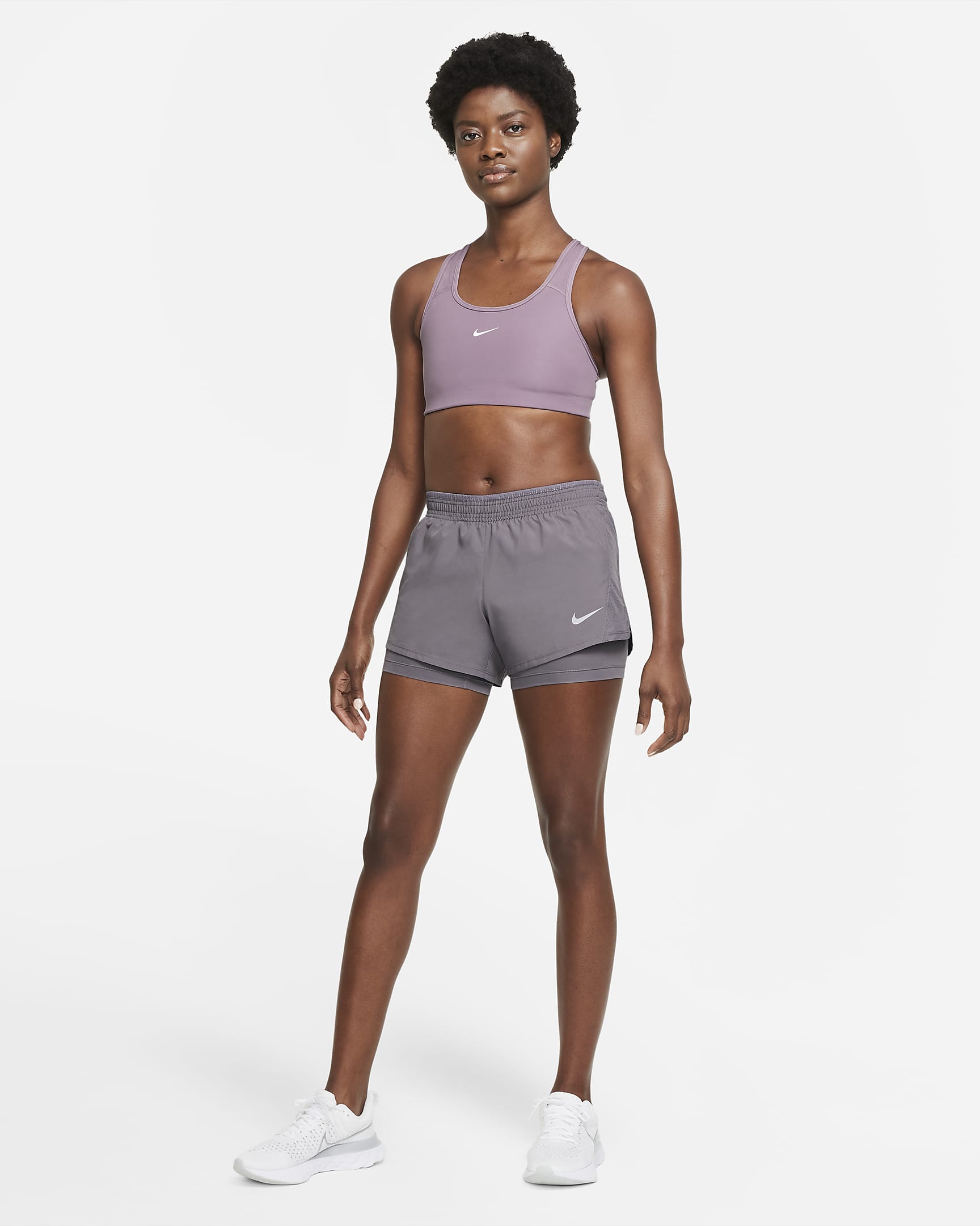 Nike 10K Women's 2-In-1 Running Shorts. Nike BG