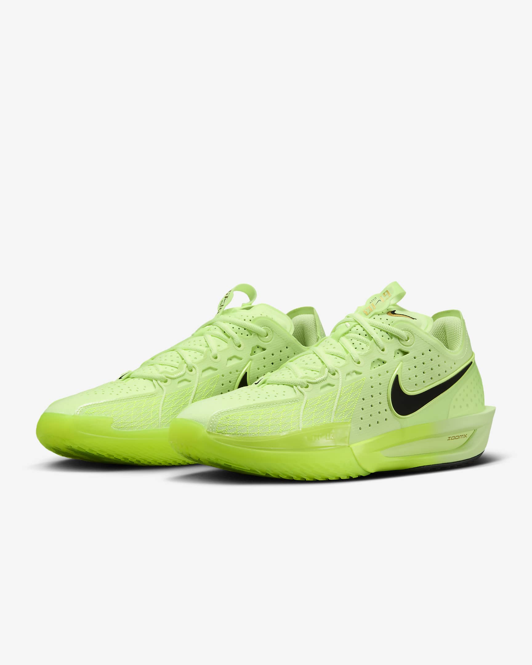 Nike G.T. Cut 3 kosárlabdacipő - Barely Volt/Volt/Metallic Gold/Fekete