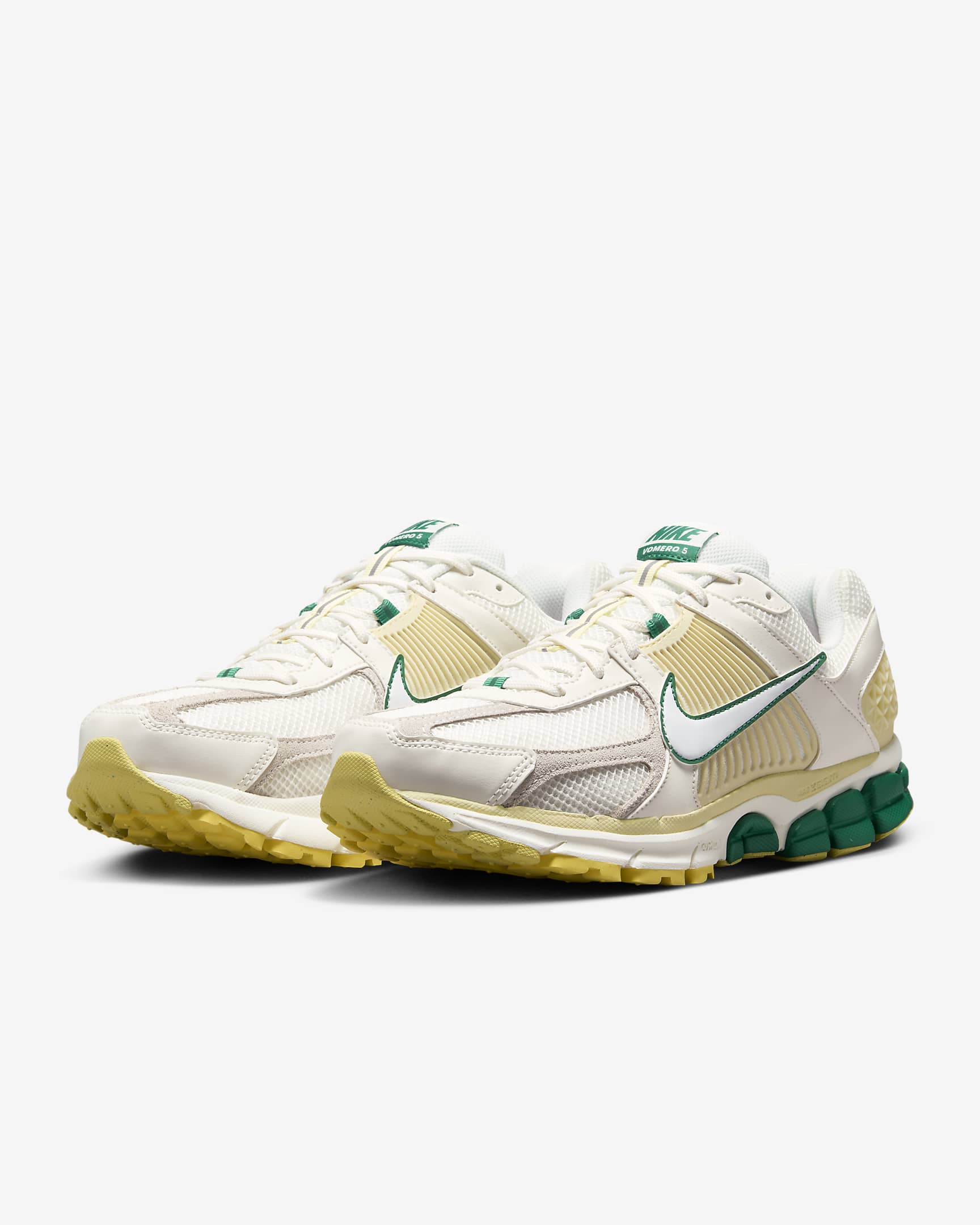 Nike Zoom Vomero 5 男鞋 - Sail/Malachite/Alabaster/白色