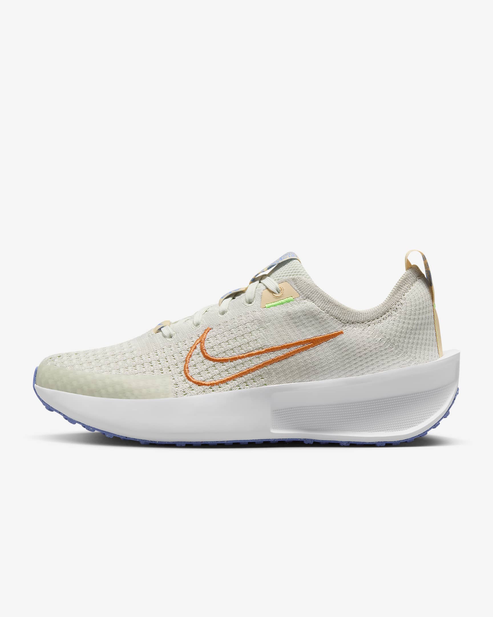 Nike Interact Run Women's Road Running Shoes - Light Bone/Sail/Ice Peach/Bright Mandarin