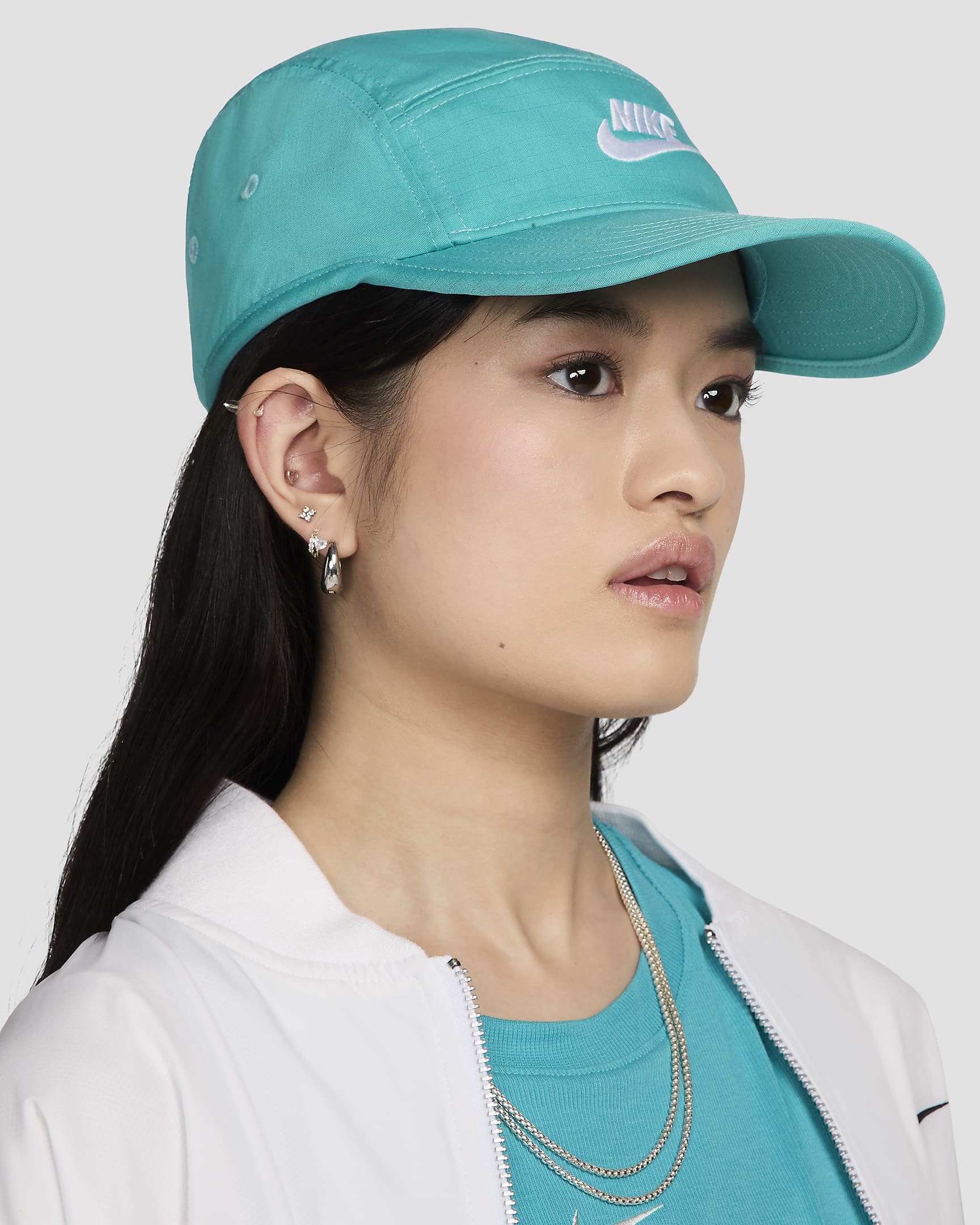 Nike Club unstrukturierte Futura Cap - Dusty Cactus/Weiß