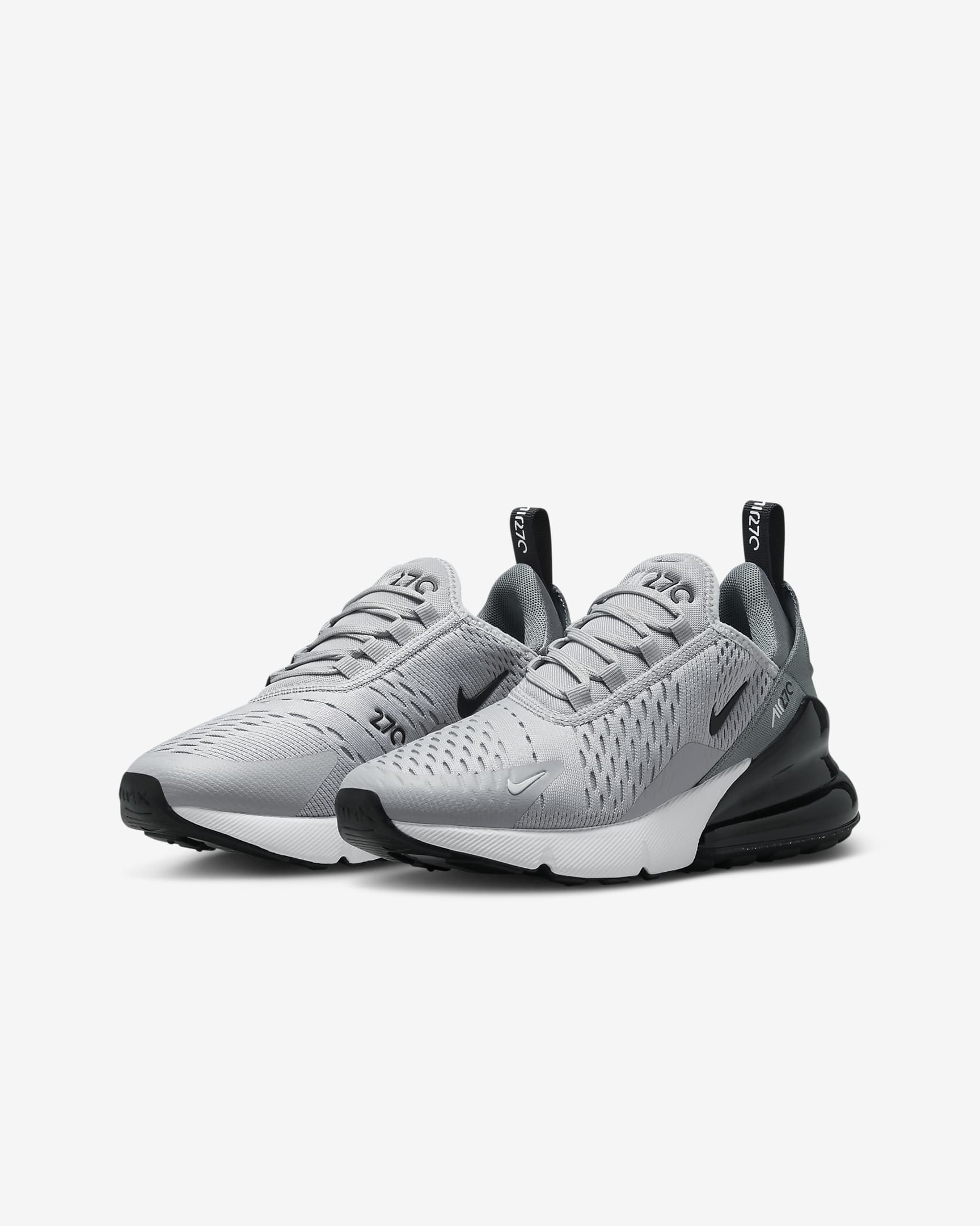 Chaussure Nike Air Max 270 pour ado - Wolf Grey/Cool Grey/Blanc/Noir