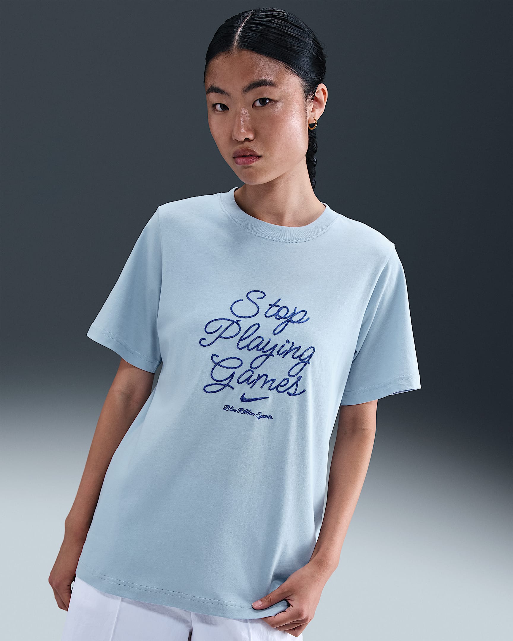 Nike Sportswear Women's T-Shirt - Light Armoury Blue/Game Royal
