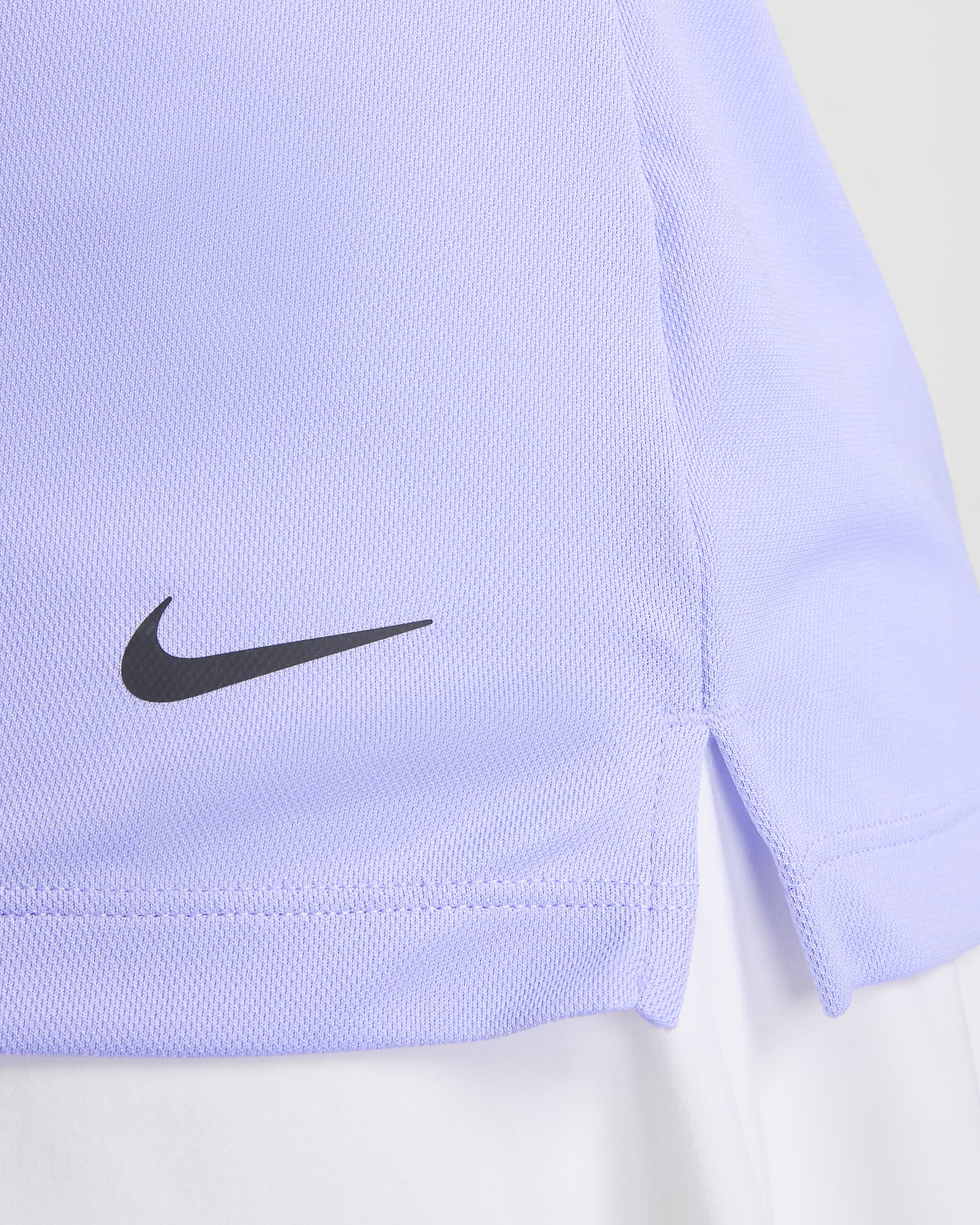 Polo de golf sin mangas para mujer Nike Dri-FIT Victory - Morado pulso/Negro