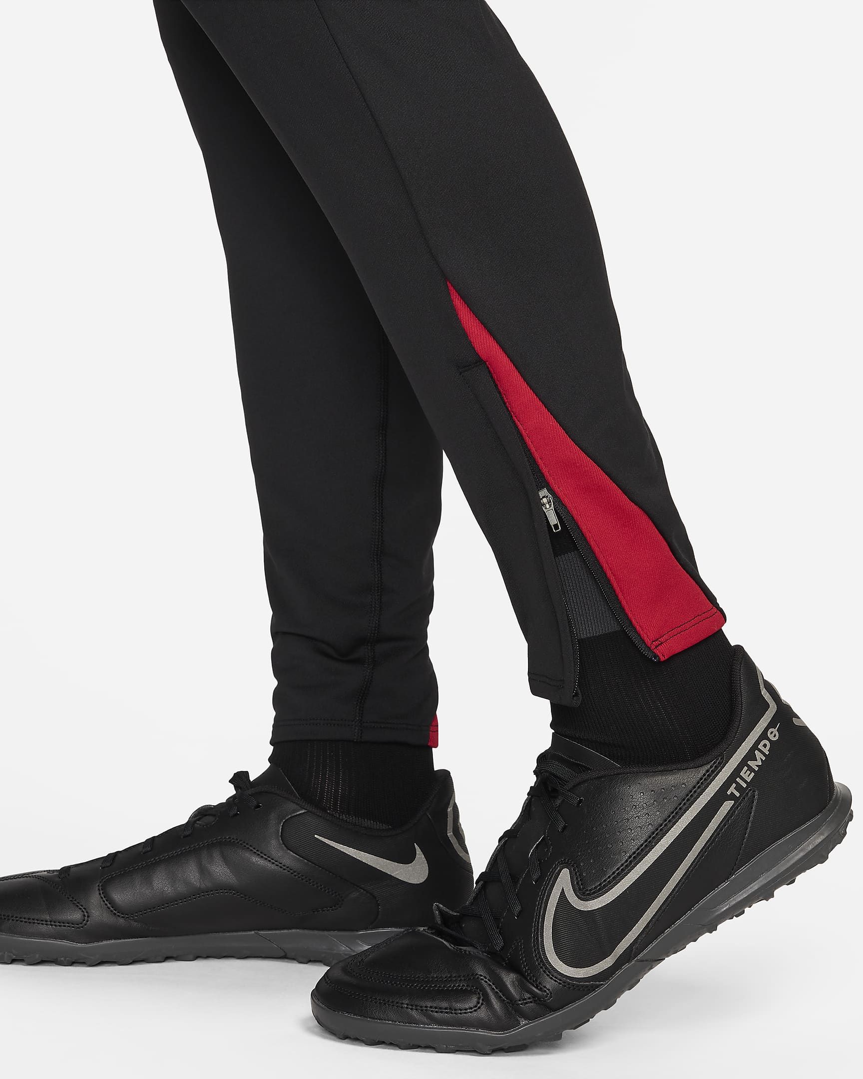 Liverpool F.C. Strike Men's Nike Dri-FIT Football Knit Pants - Black/Gym Red/Light Orewood Brown