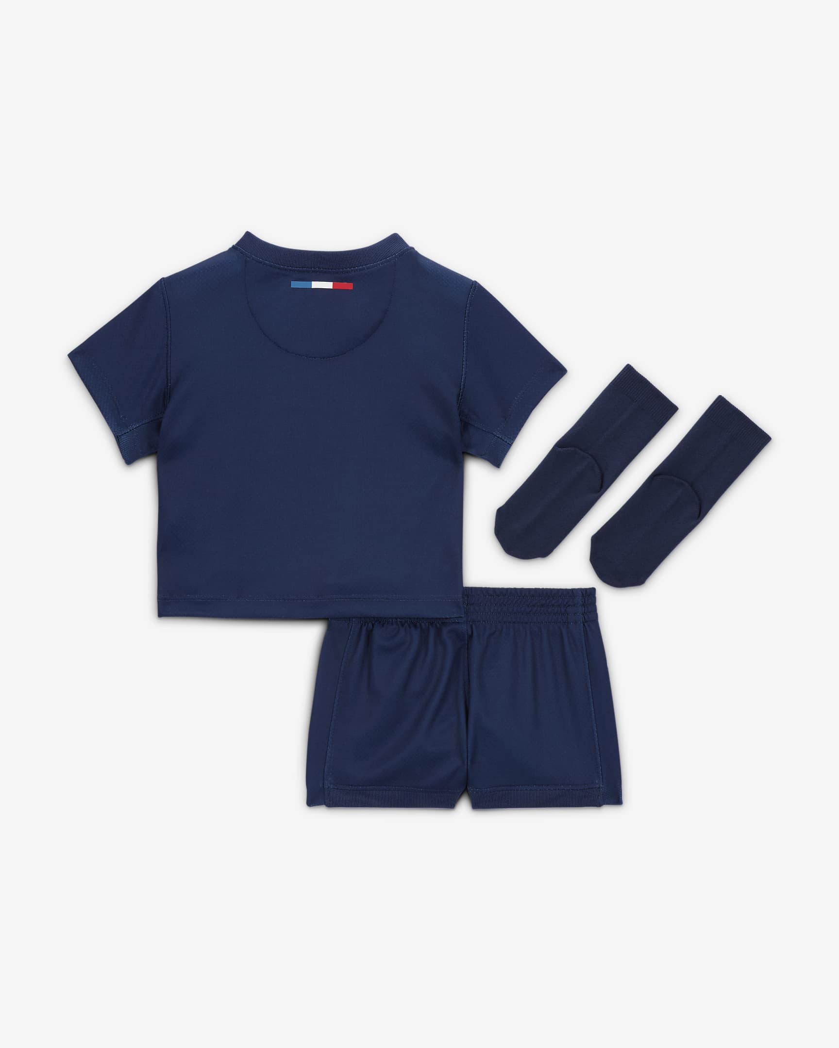 Paris Saint-German 2024/25 Stadium Home Nike Replika dreiteiliges Fußballtrikot-Set (Babys und Kleinkinder) - Midnight Navy/Midnight Navy/Weiß