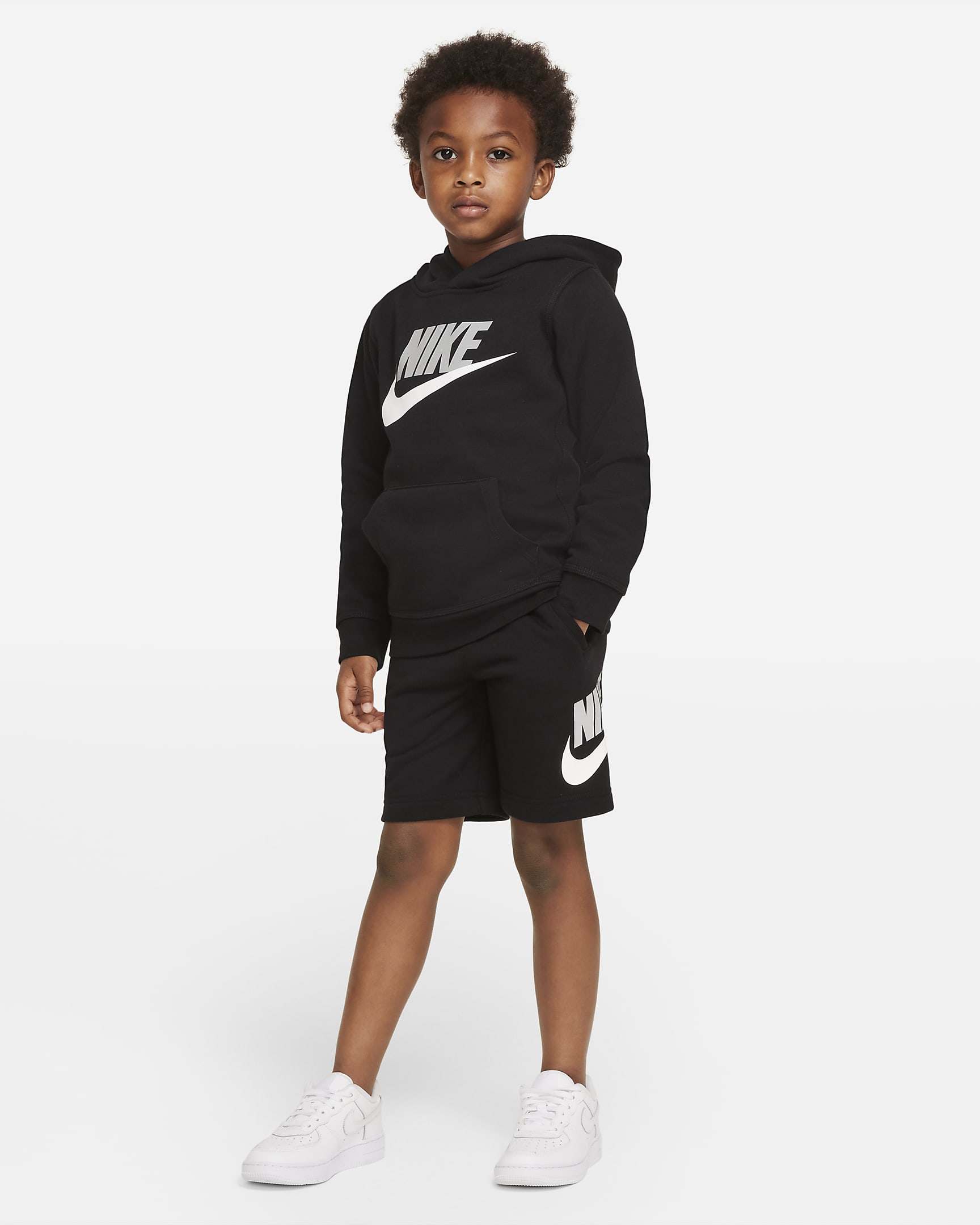Shorts de French Terry para niños talla pequeña Nike Sportswear Club ...