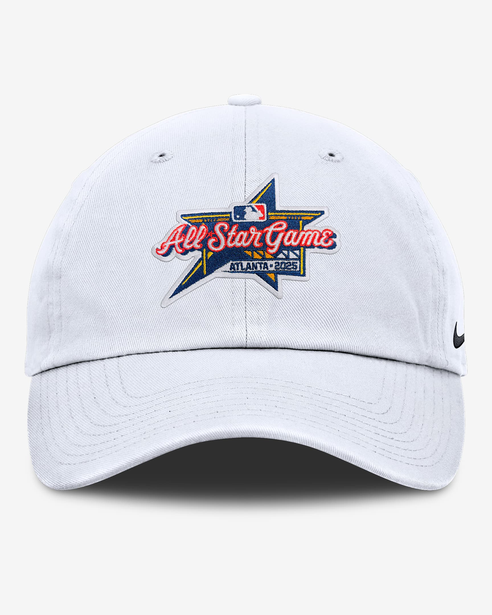 Gorra Nike de la MLB ajustable para hombre 2025 All-Star Game Club - Blanco