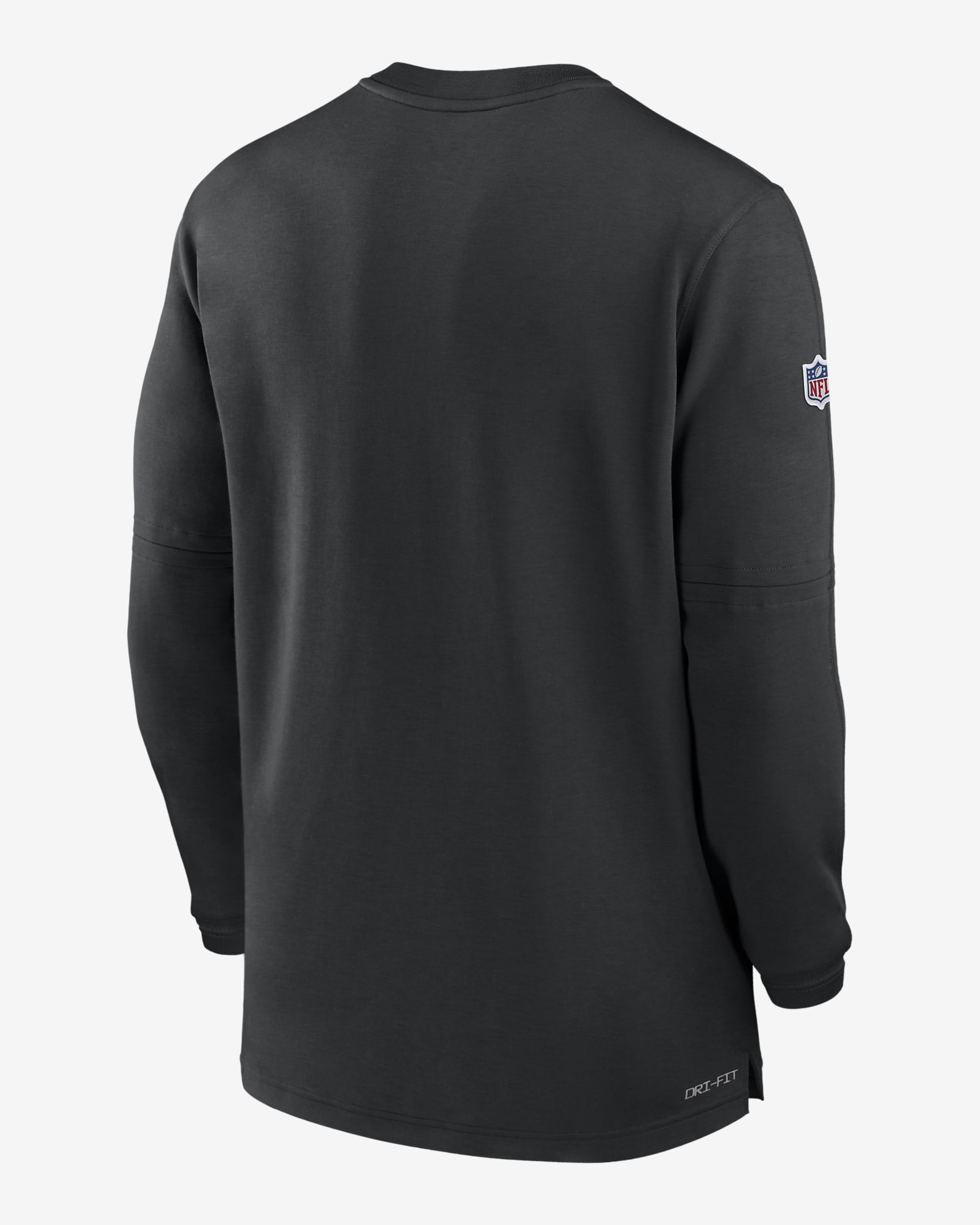 Playera de manga larga Nike Dri-FIT de la NFL de medio cierre para ...