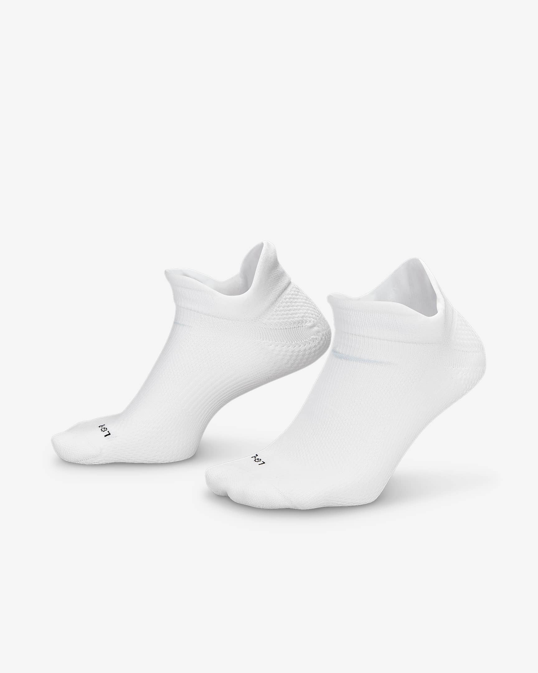 Nike Lightweight Running No-Show Socks (1 Pair) - White/Black/Pure Platinum