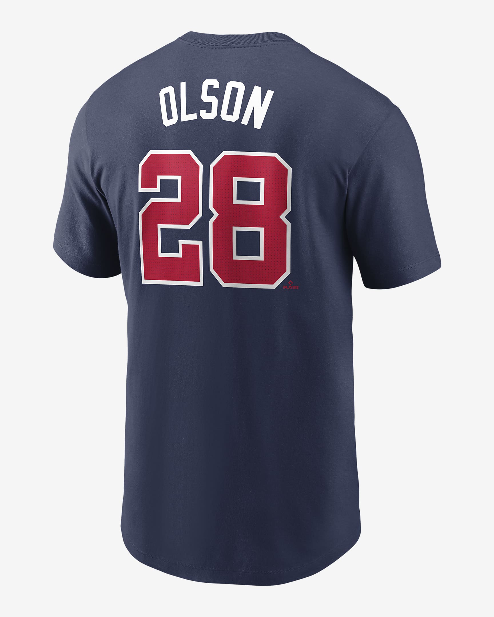 Playera Nike de la MLB para hombre Matt Olson Atlanta Braves Fuse. Nike.com