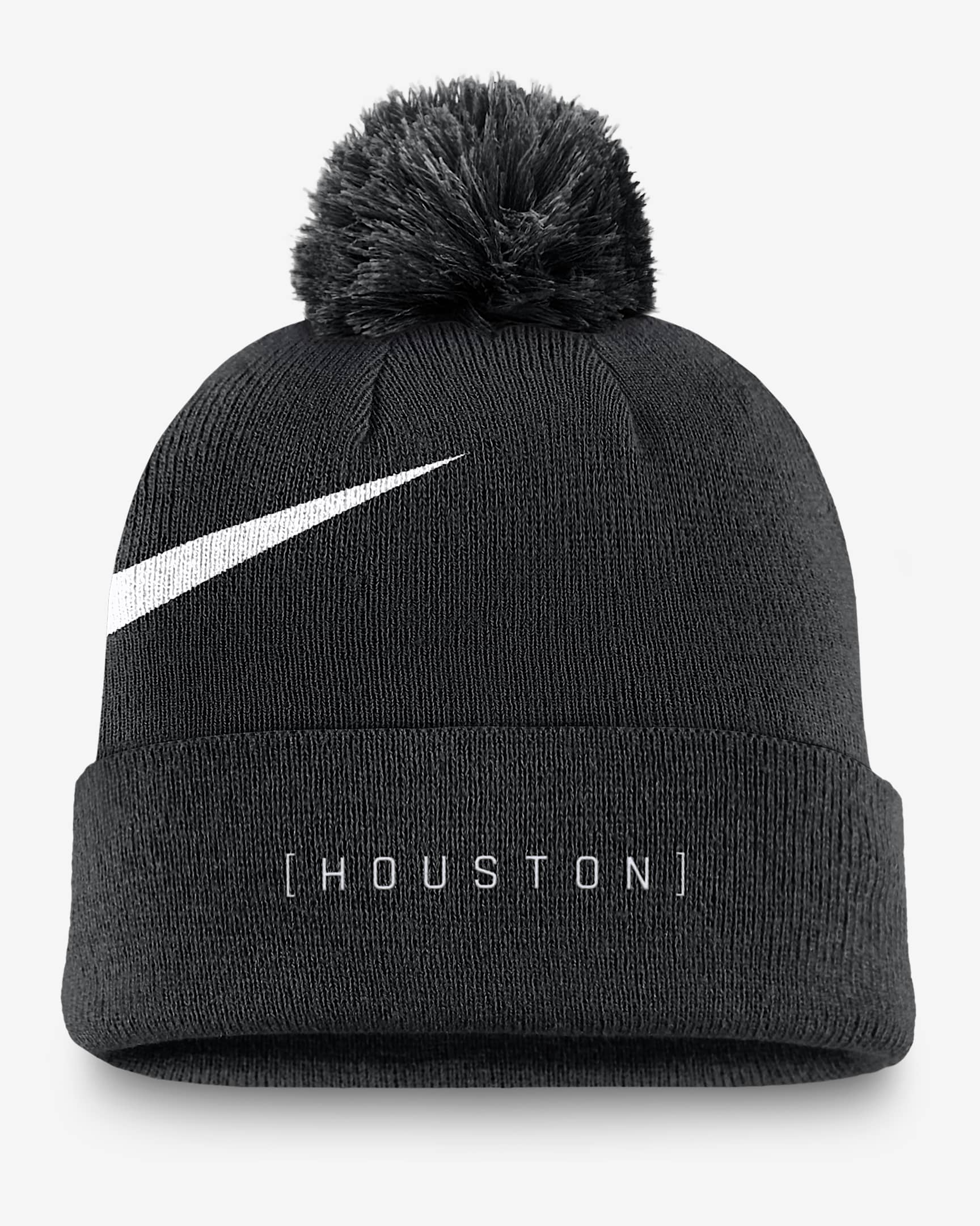 Gorro Nike de la MLB con dobladillo y pompón para hombre Houston Astros