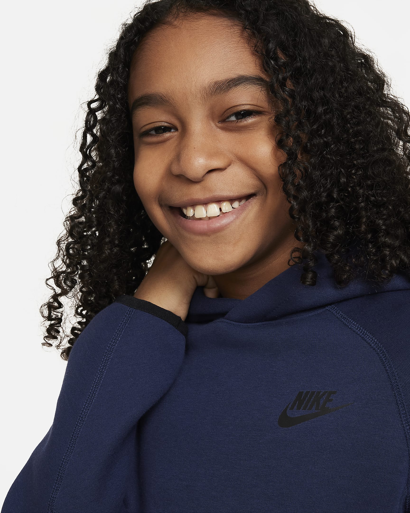 Nike Sportswear Tech Fleece Older Kids' (Boys') Pullover Hoodie. Nike SE