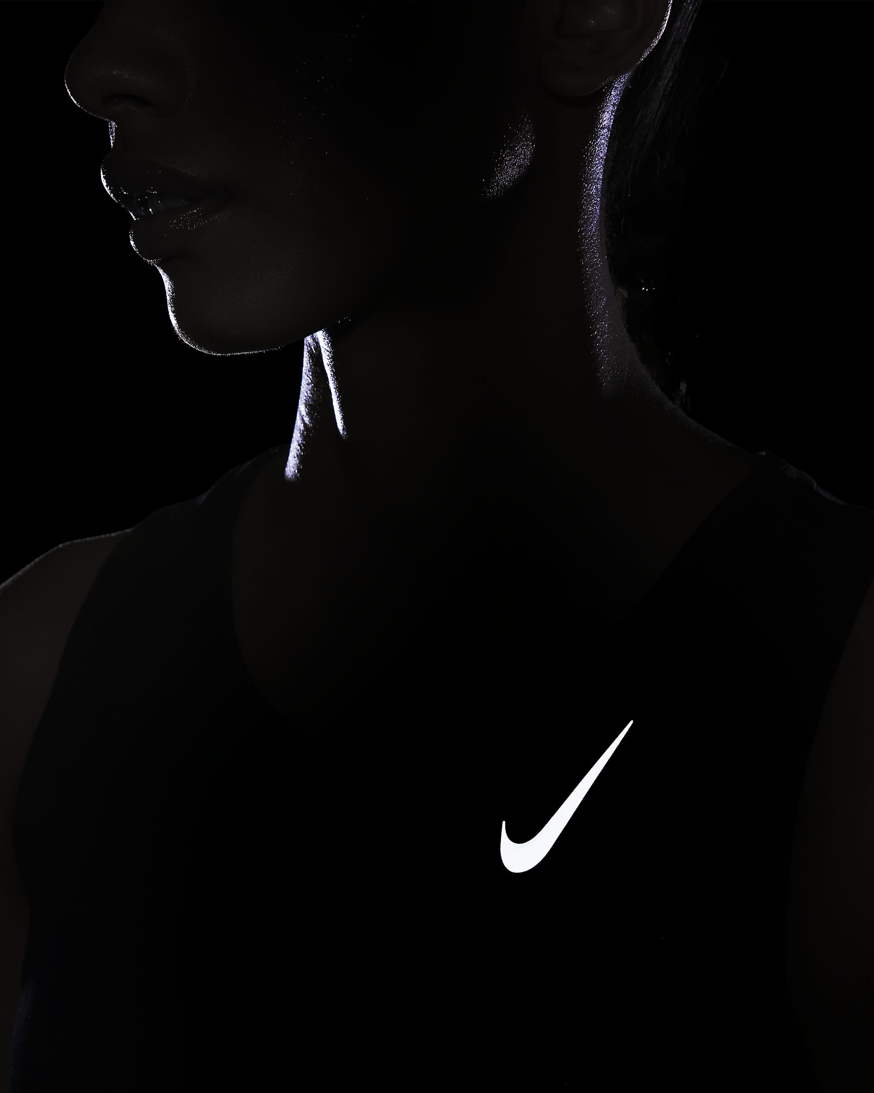 Γυναικεία φανέλα για τρέξιμο Nike Dri-FIT Race - Μαύρο