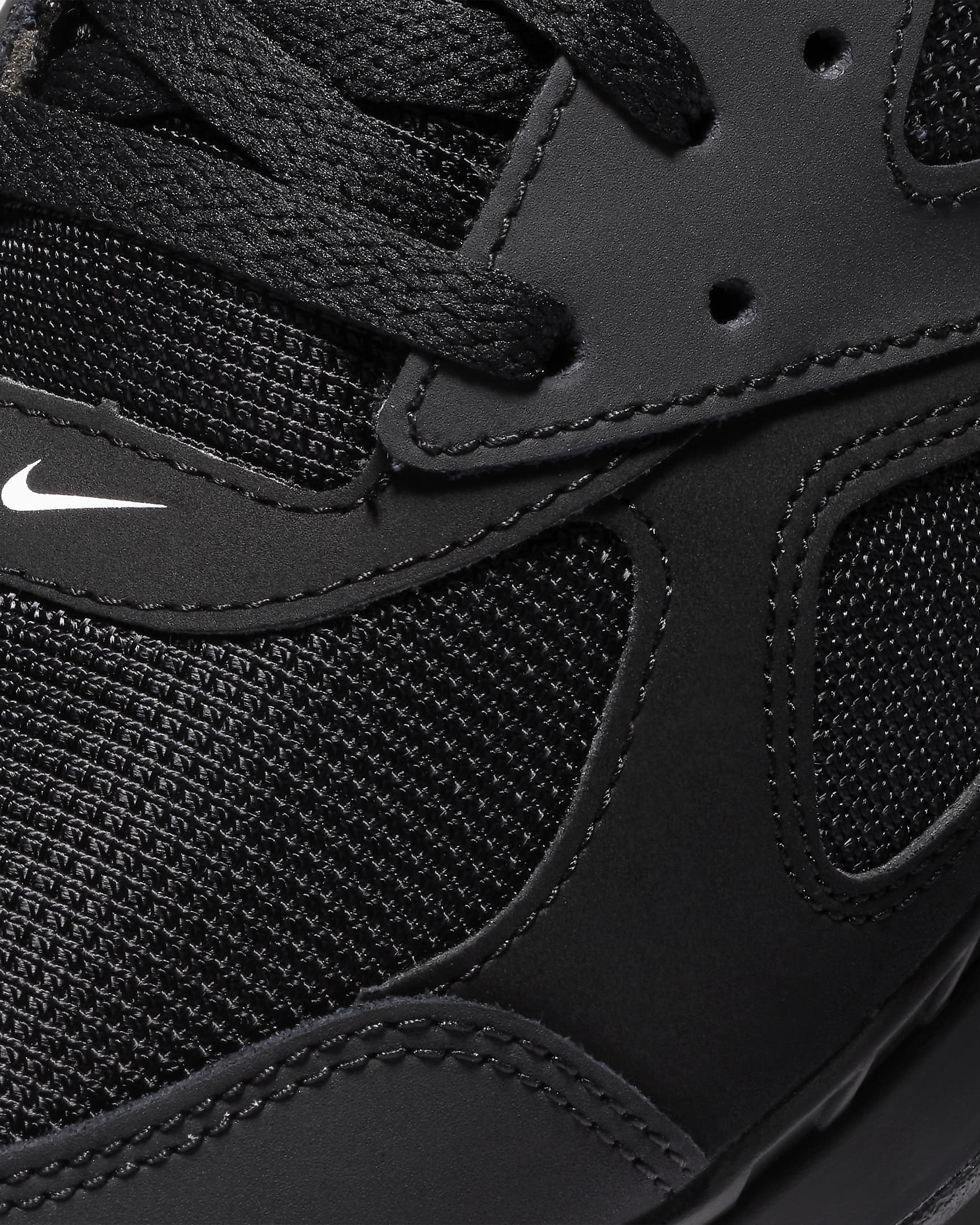 Nike Air Max IVO Men's Shoe - Black/Black/White