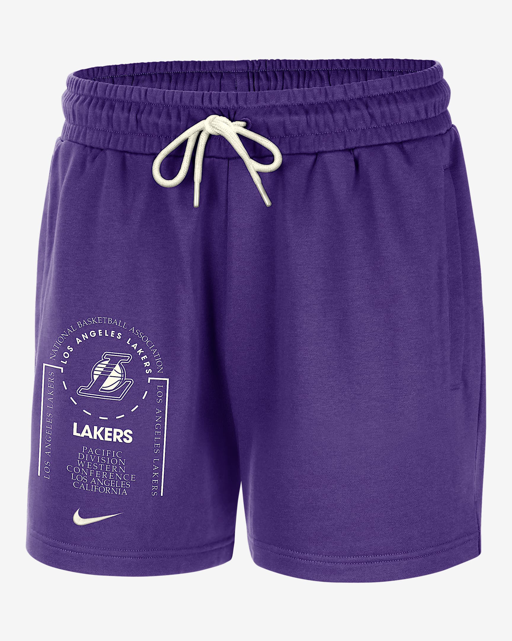 Los Angeles Lakers Club Courtside Nike NBA Fleece-Shorts (Herren) - Field Purple/Sail