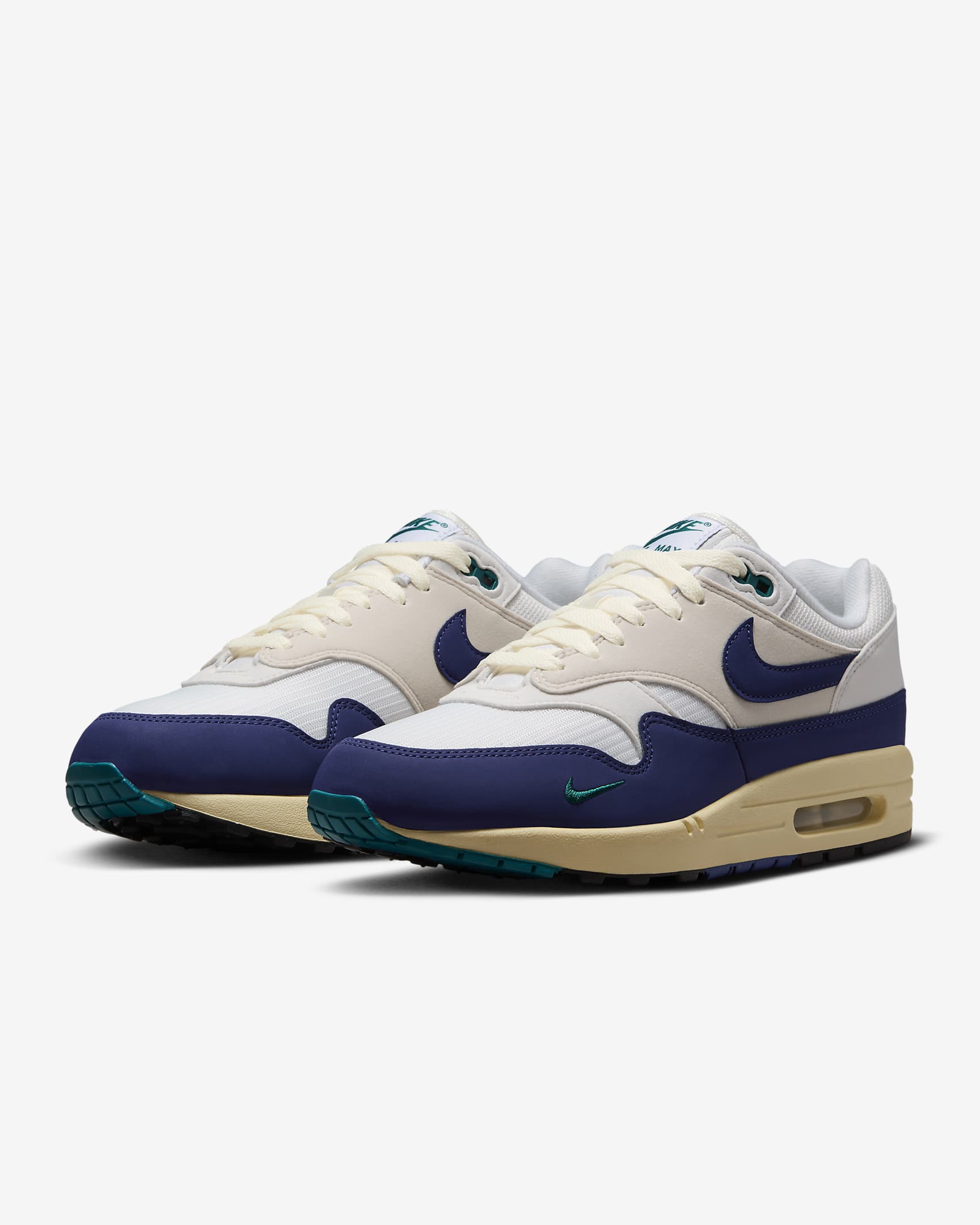 Nike Air Max 1 Men's Shoes - Sail/Light Orewood Brown/Phantom/Deep Royal Blue