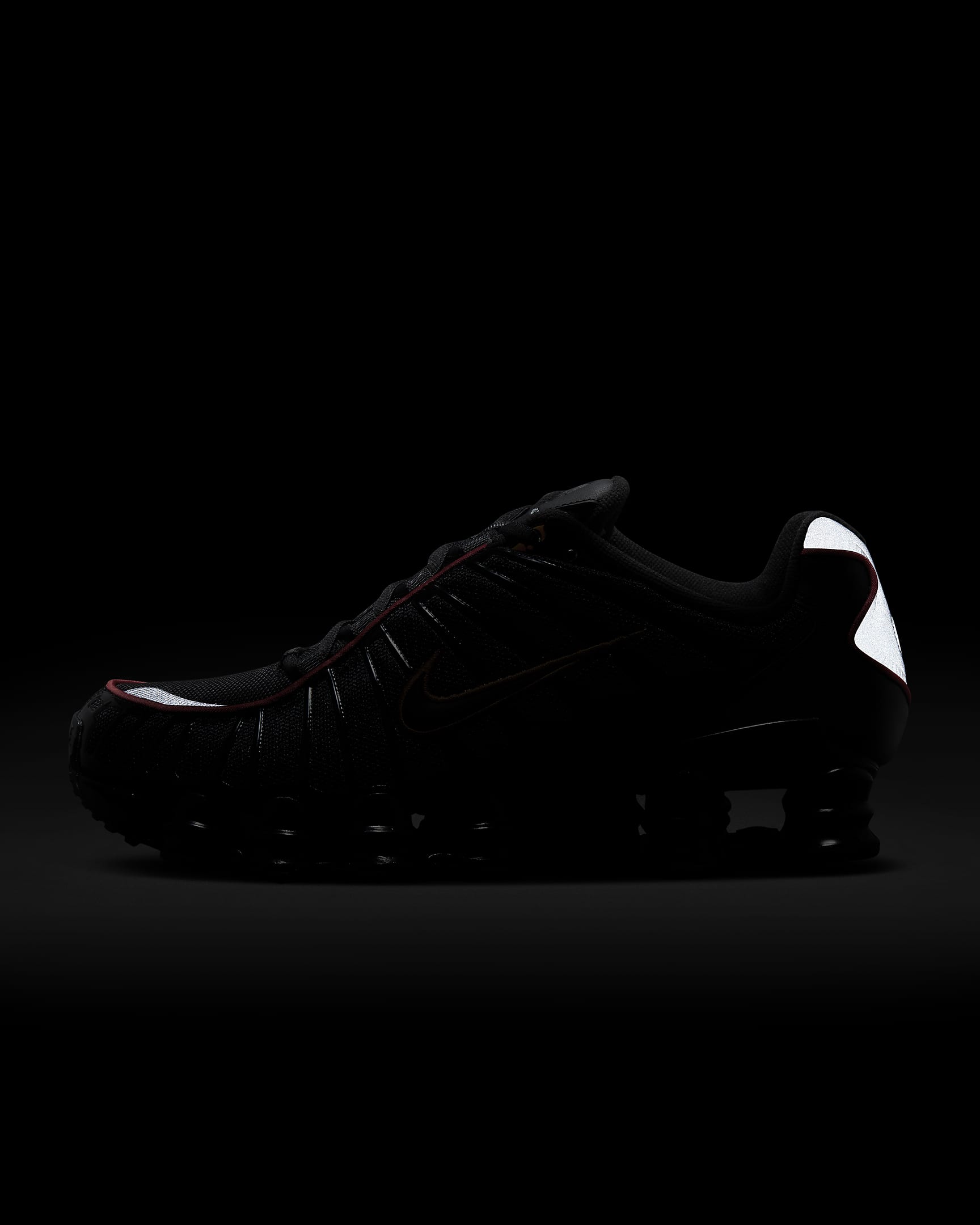 Nike Shox TL Men's Shoes - Black/Magma Orange/University Red/Black