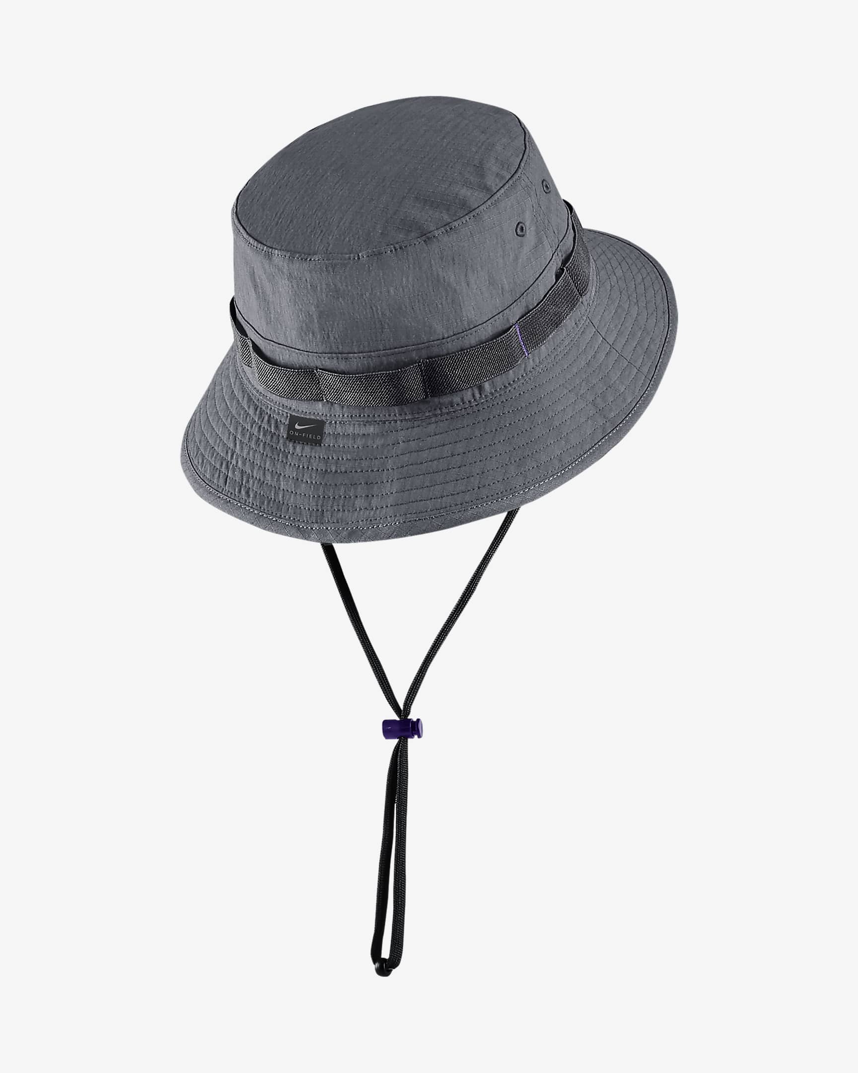 LSU Nike College Boonie Bucket Hat - Flint Grey