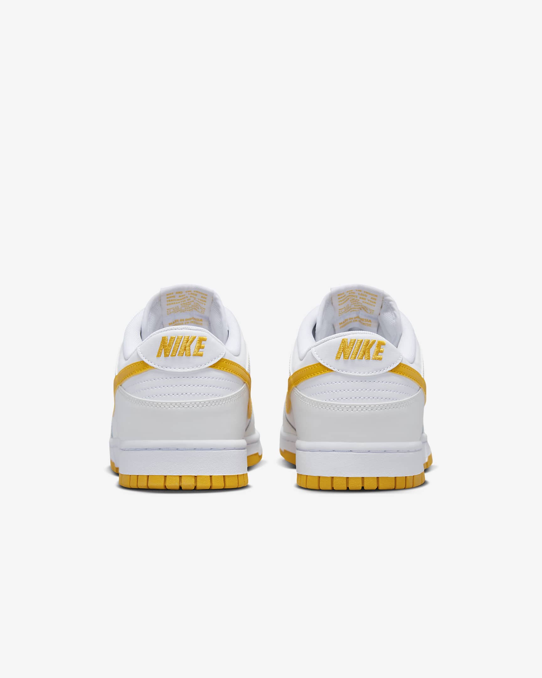 Nike Dunk Low Retro Men's Shoes - White/Summit White/University Gold