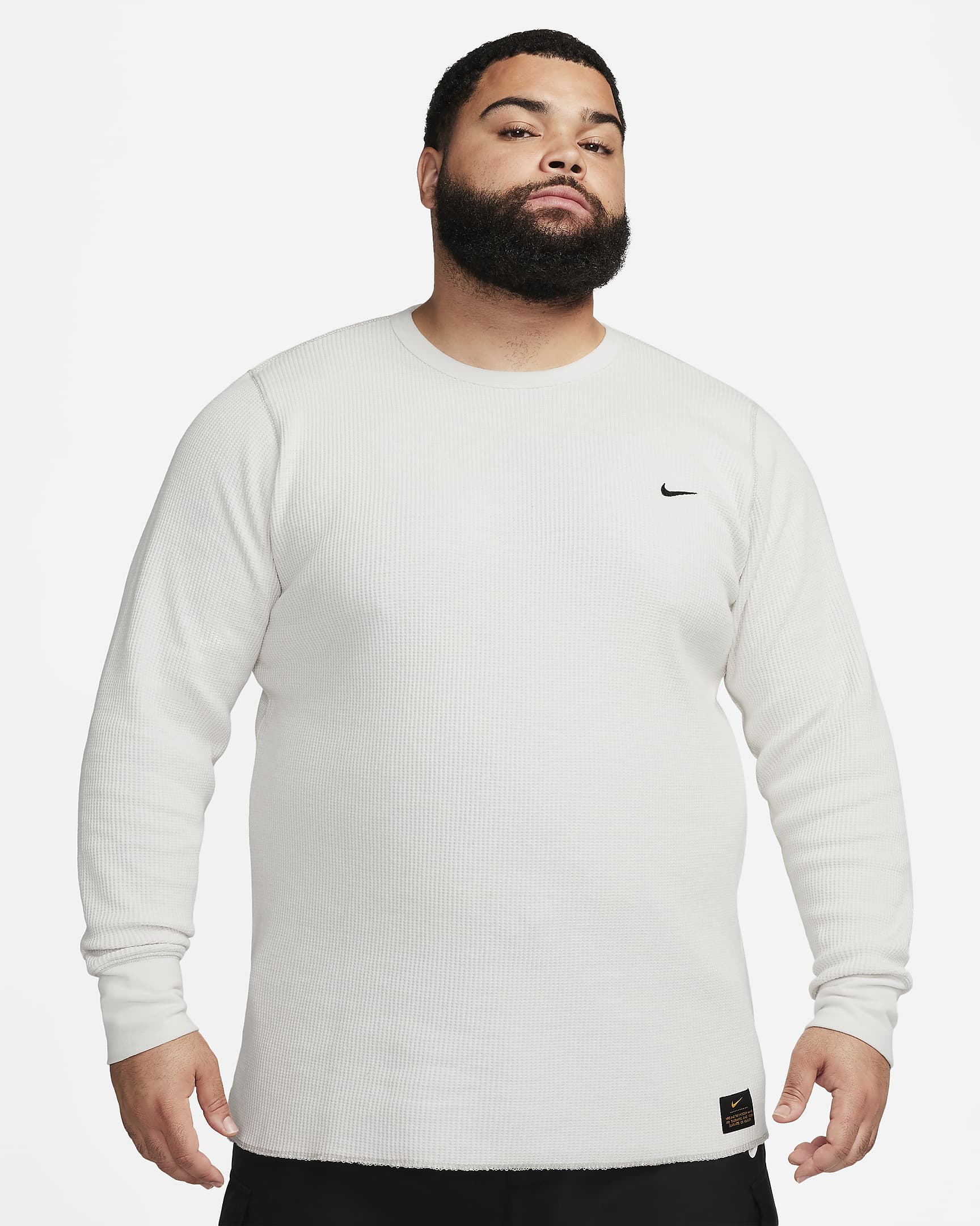 Nike Life Men's Long-Sleeve Heavyweight Waffle Top. Nike.com