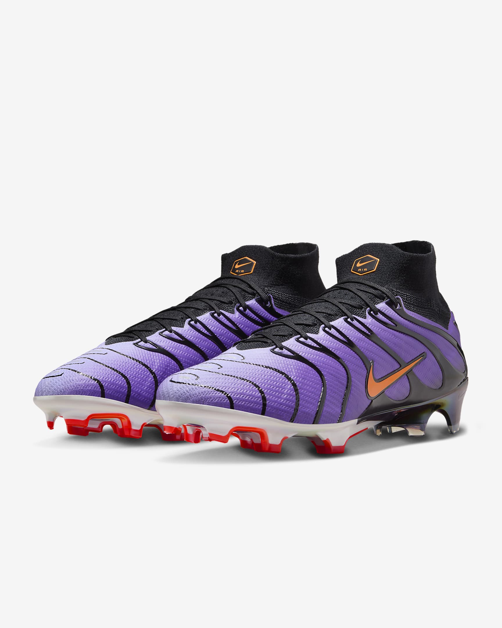 Nike Mercurial Superfly 9 FG High-Top Football Boot - Voltage Purple/Total Orange