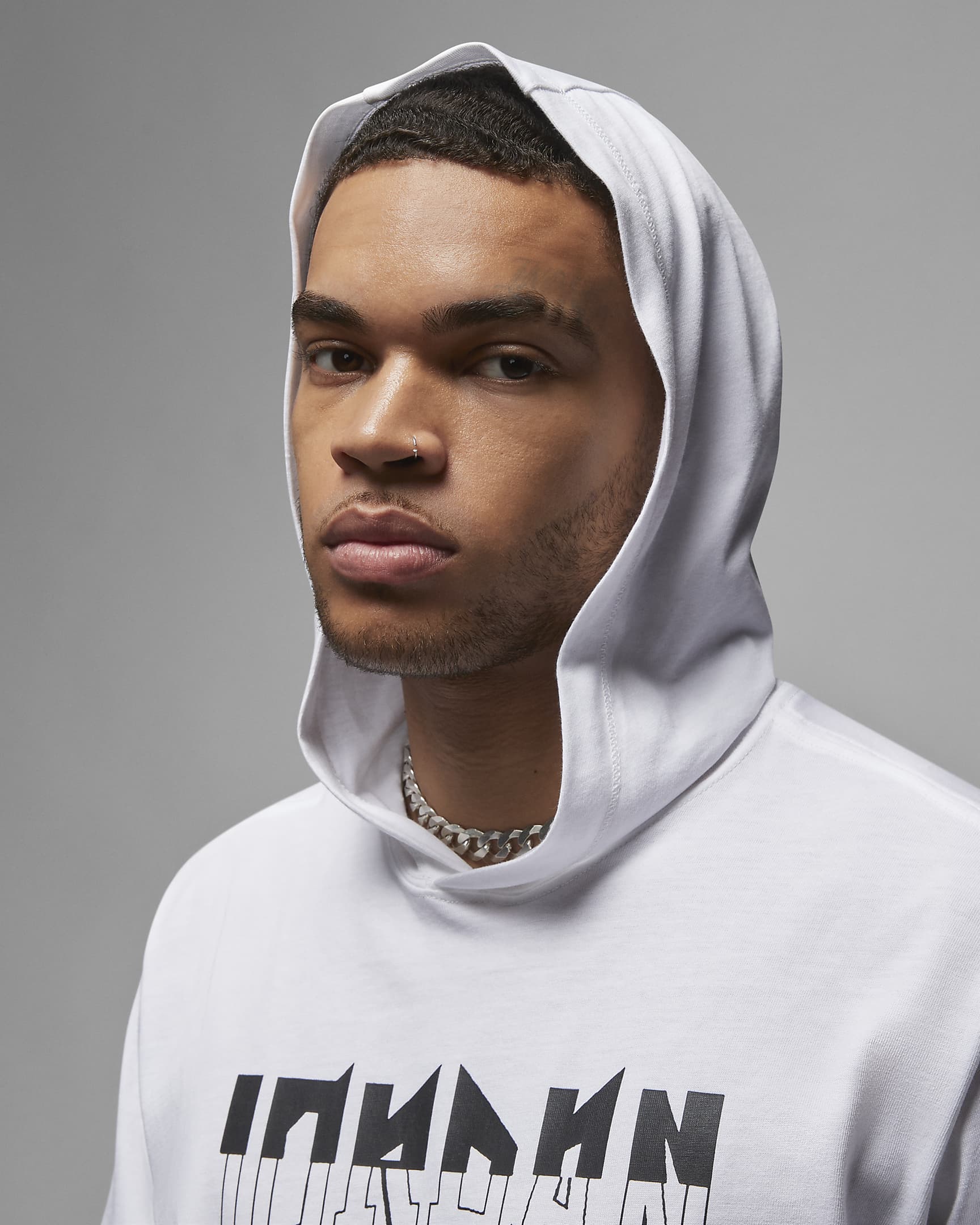 men's nike jordan hooded shirts & tops