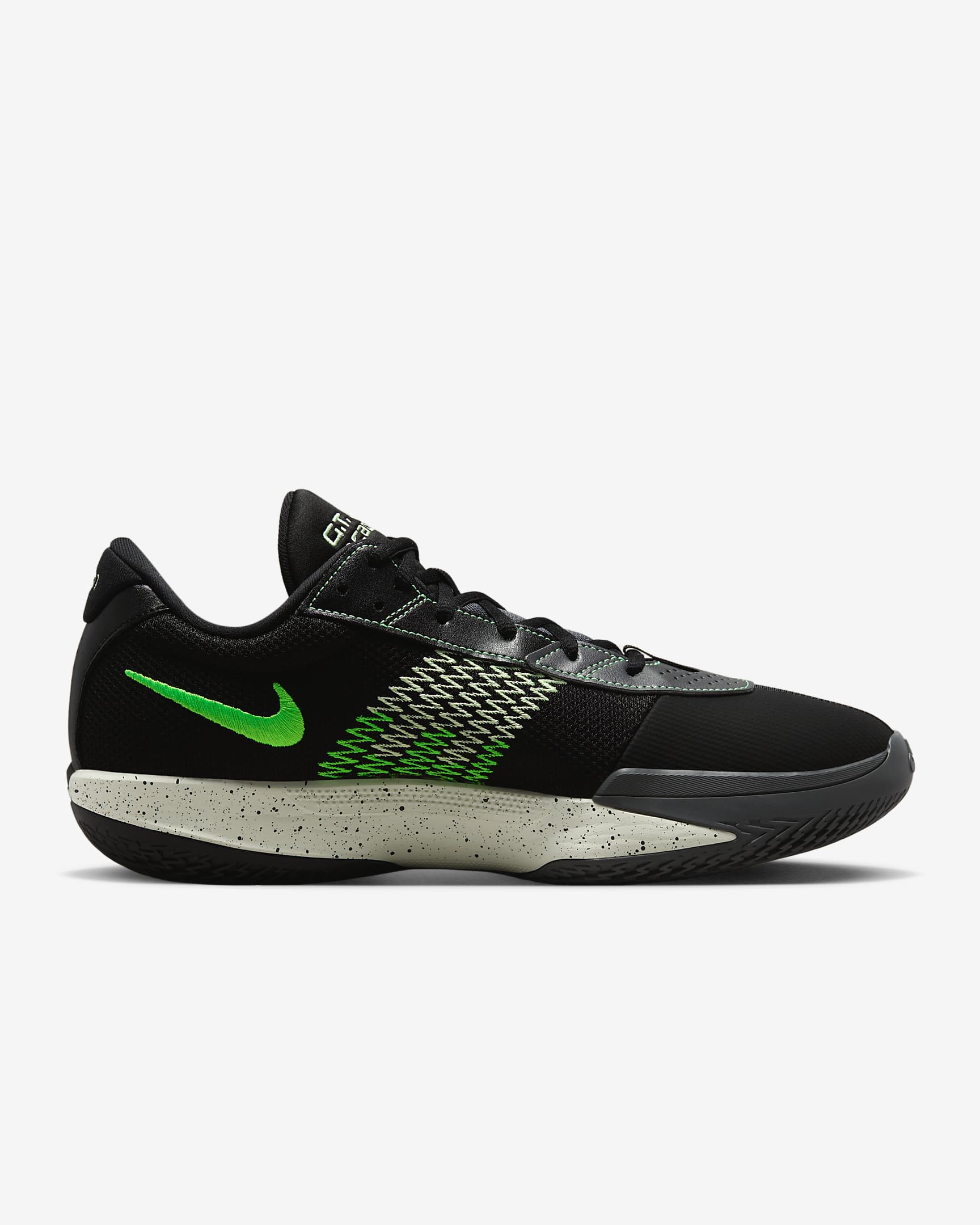 Nike G.T. Cut Academy EP Basketball Shoes - Black/Iron Grey/Green Strike/Barely Volt