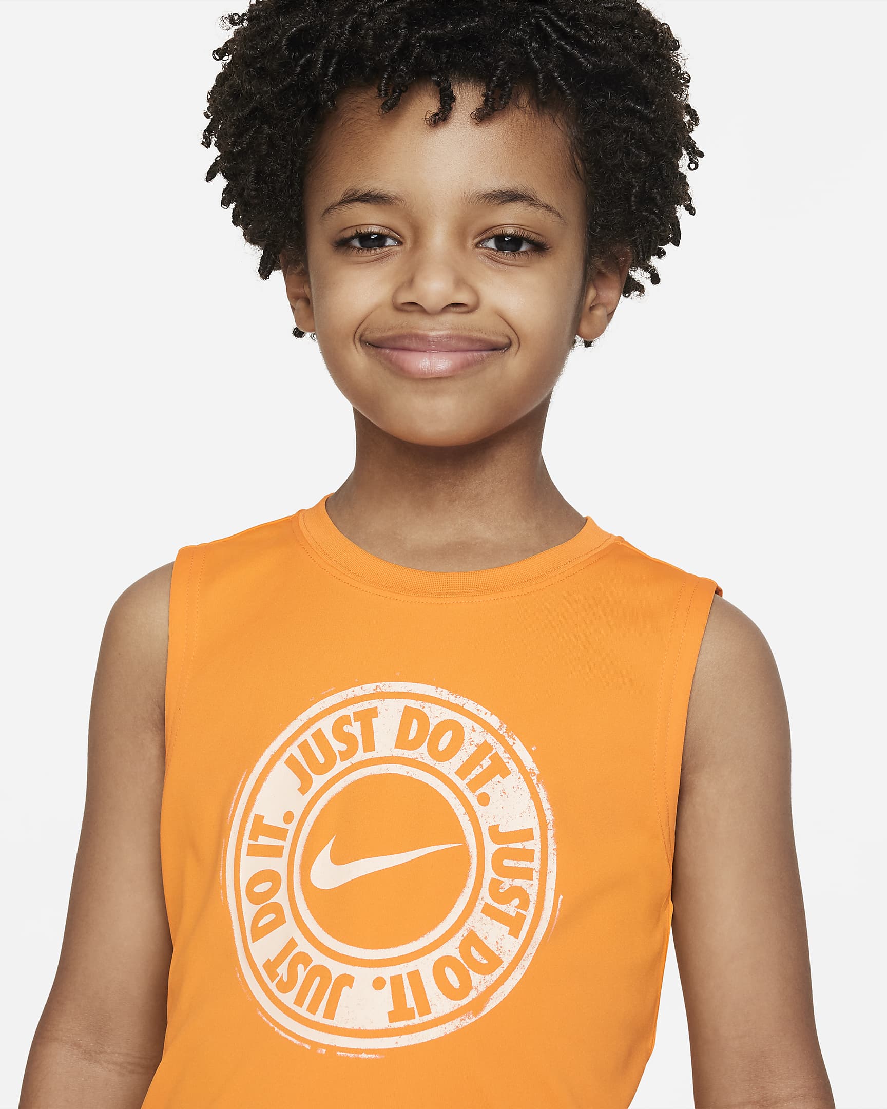 Nike Wild Air Muscle Tank and Shorts Set Little Kids' 2-Piece Set - Coconut Milk