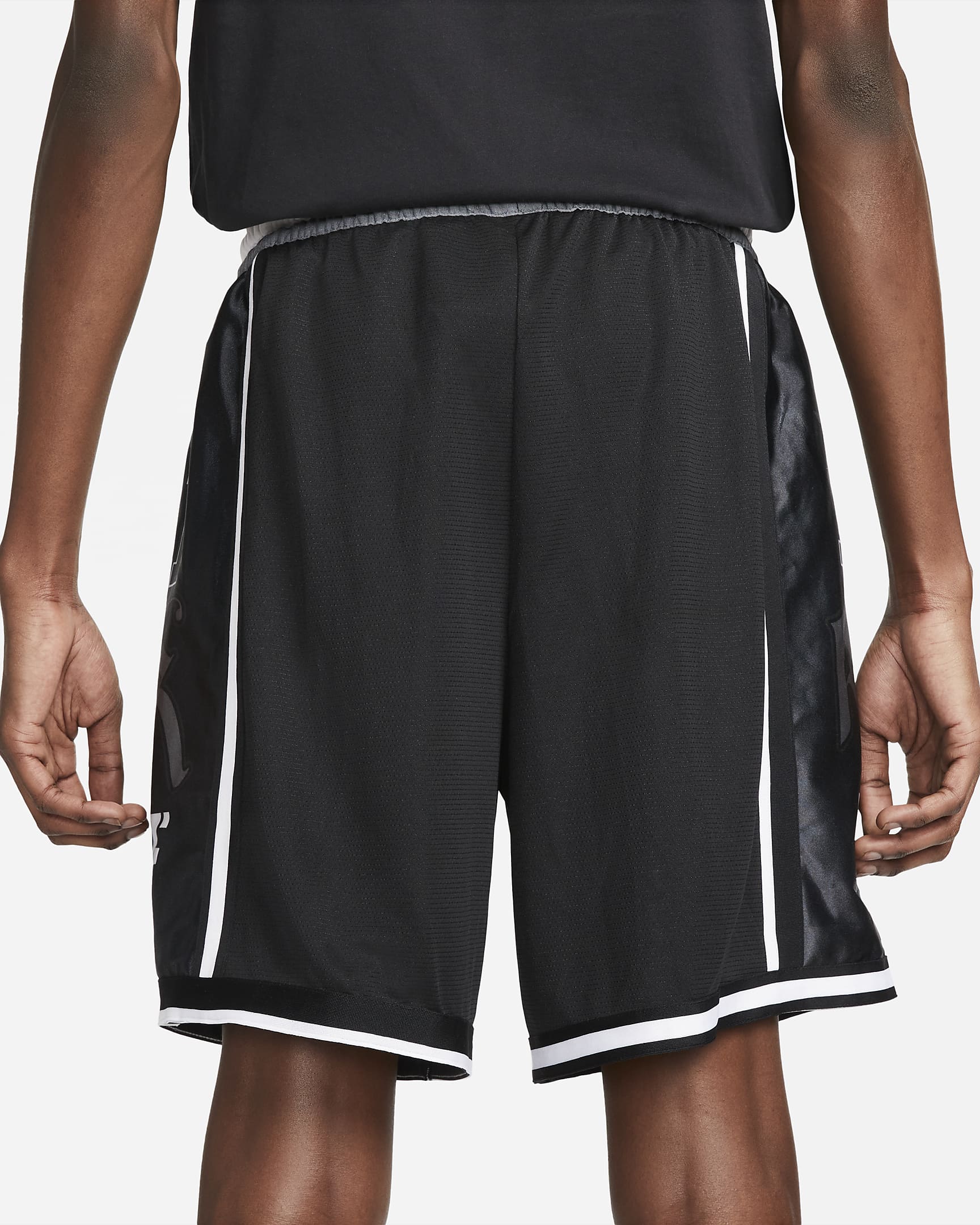 Shorts de básquetbol de 20 cm para hombre Nike Dri-FIT DNA - Negro/Negro/Gris azulado/Blanco